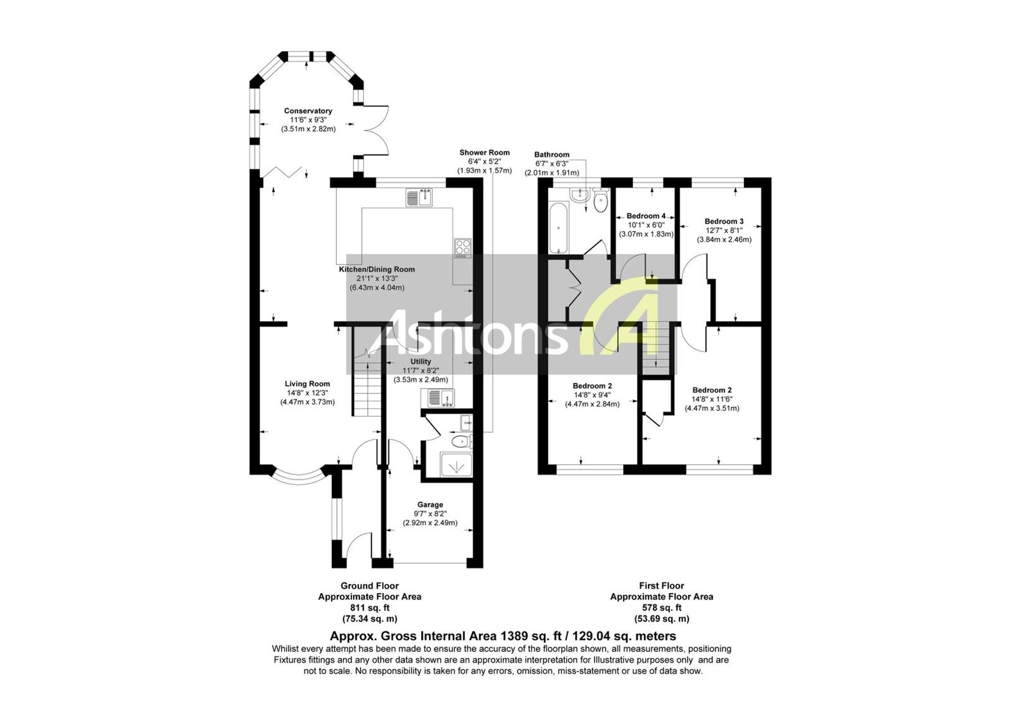 6 Orchard Way, Widnes floorplan