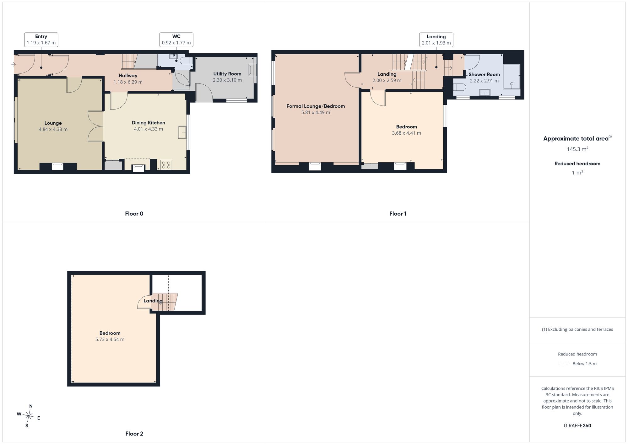 9 Chester Street, Newcastle Upon Tyne floorplan