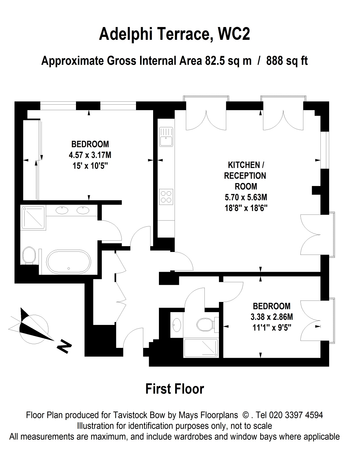 2 Bedrooms Flat to rent in John Adam Street, Covent Garden WC2N