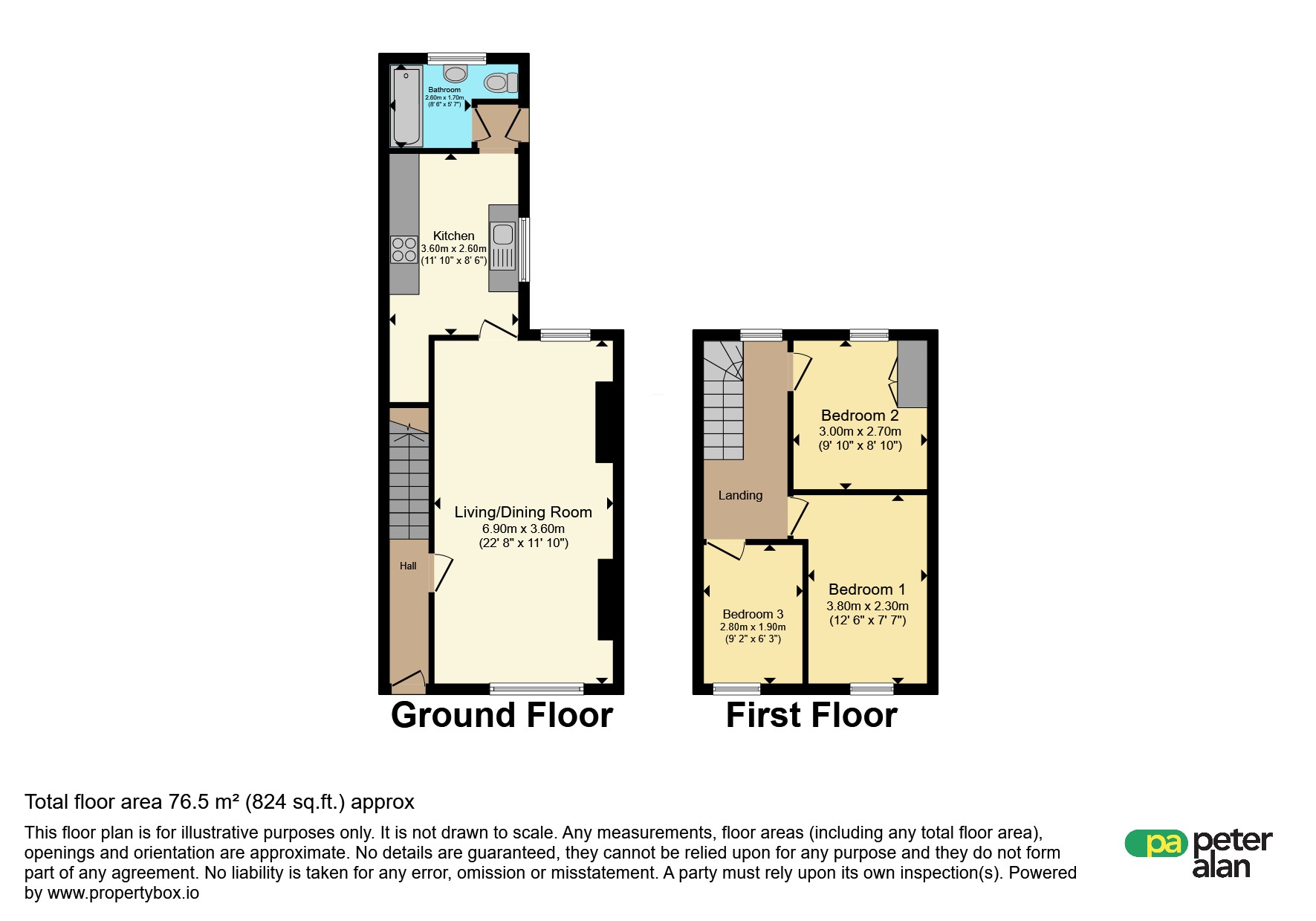 8, Oakfield Street, Caerphilly floorplan