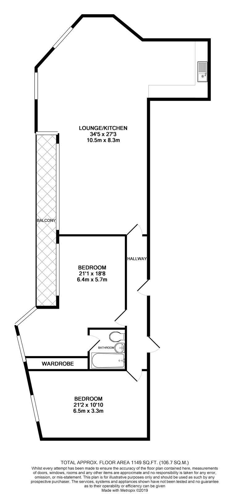 2 Bedrooms Flat to rent in Altitude Apartments, 9 Altyre Road, Croydon CR0