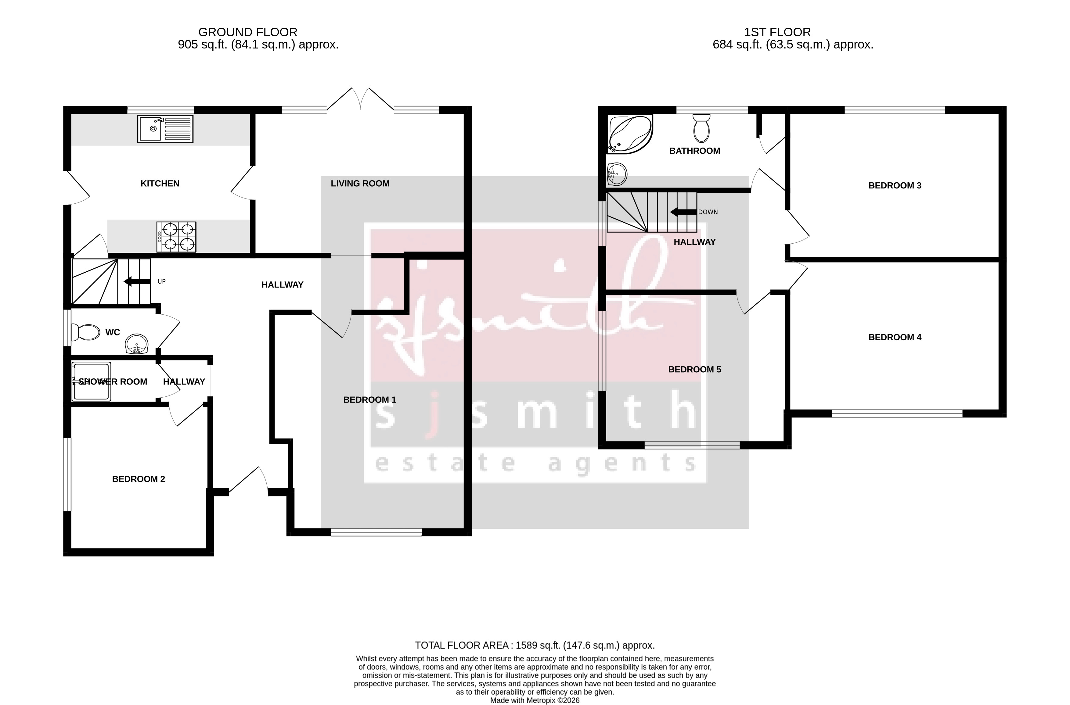 113, Spring Rise, Egham floorplan