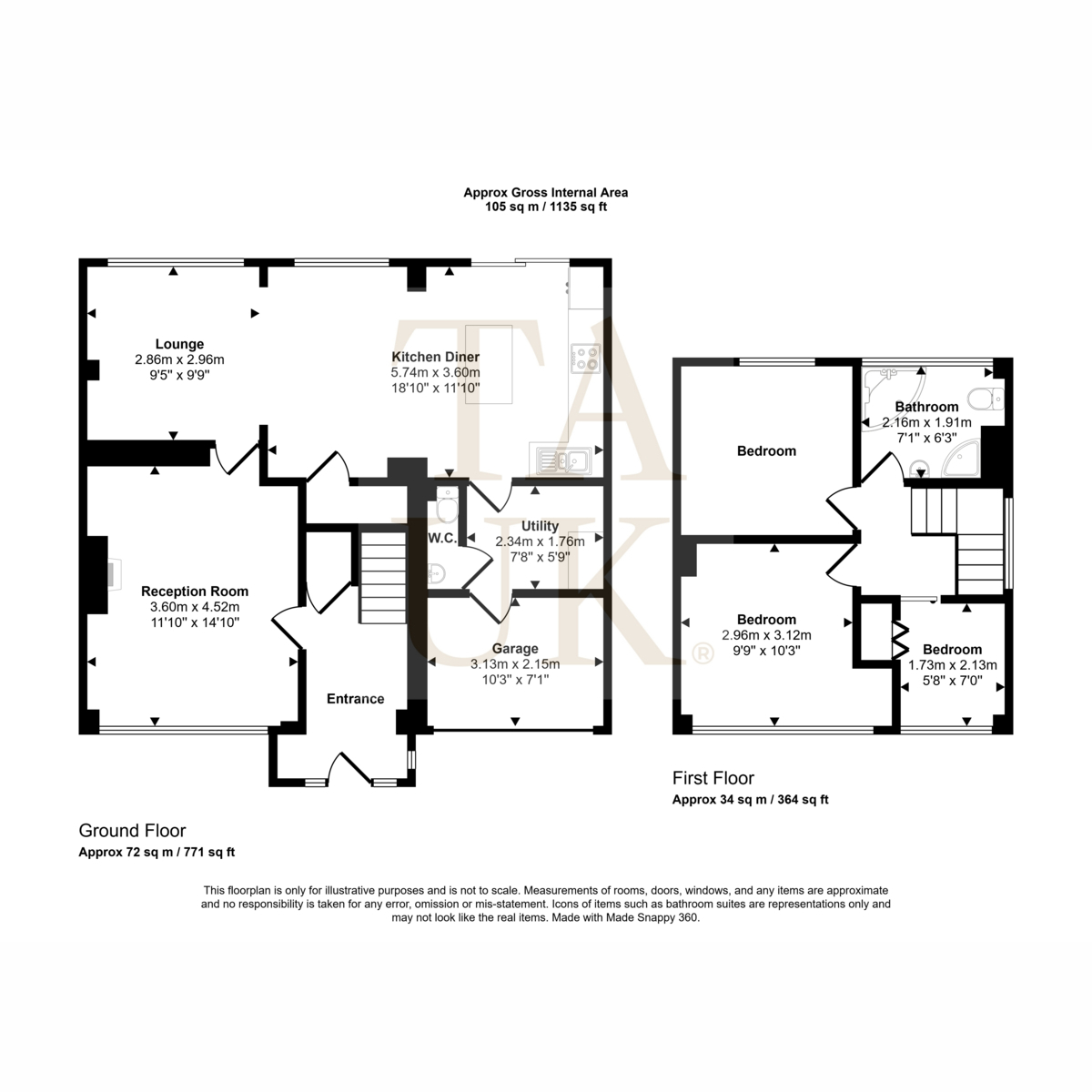 11, Morella Close, Bewdley floorplan