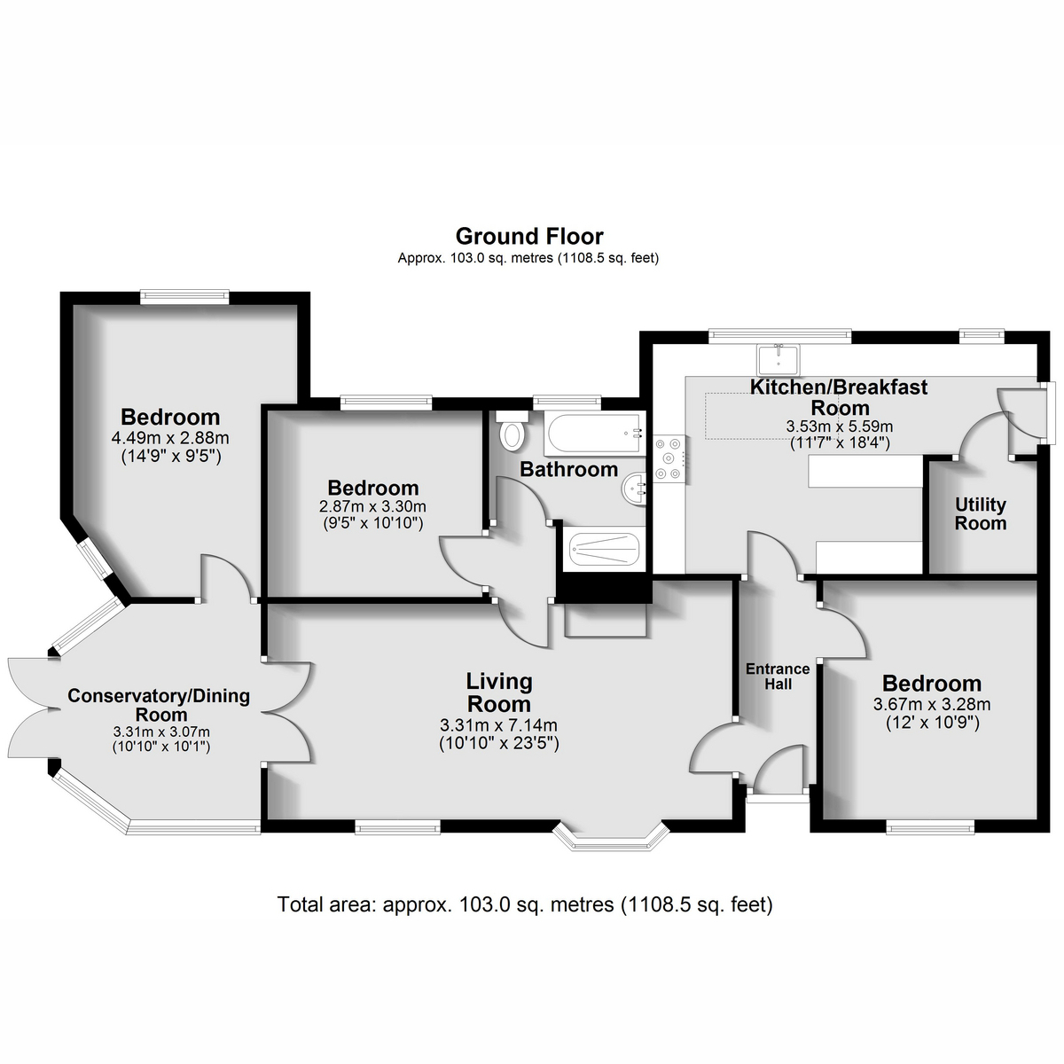 4, Ladygrove, Belper floorplan
