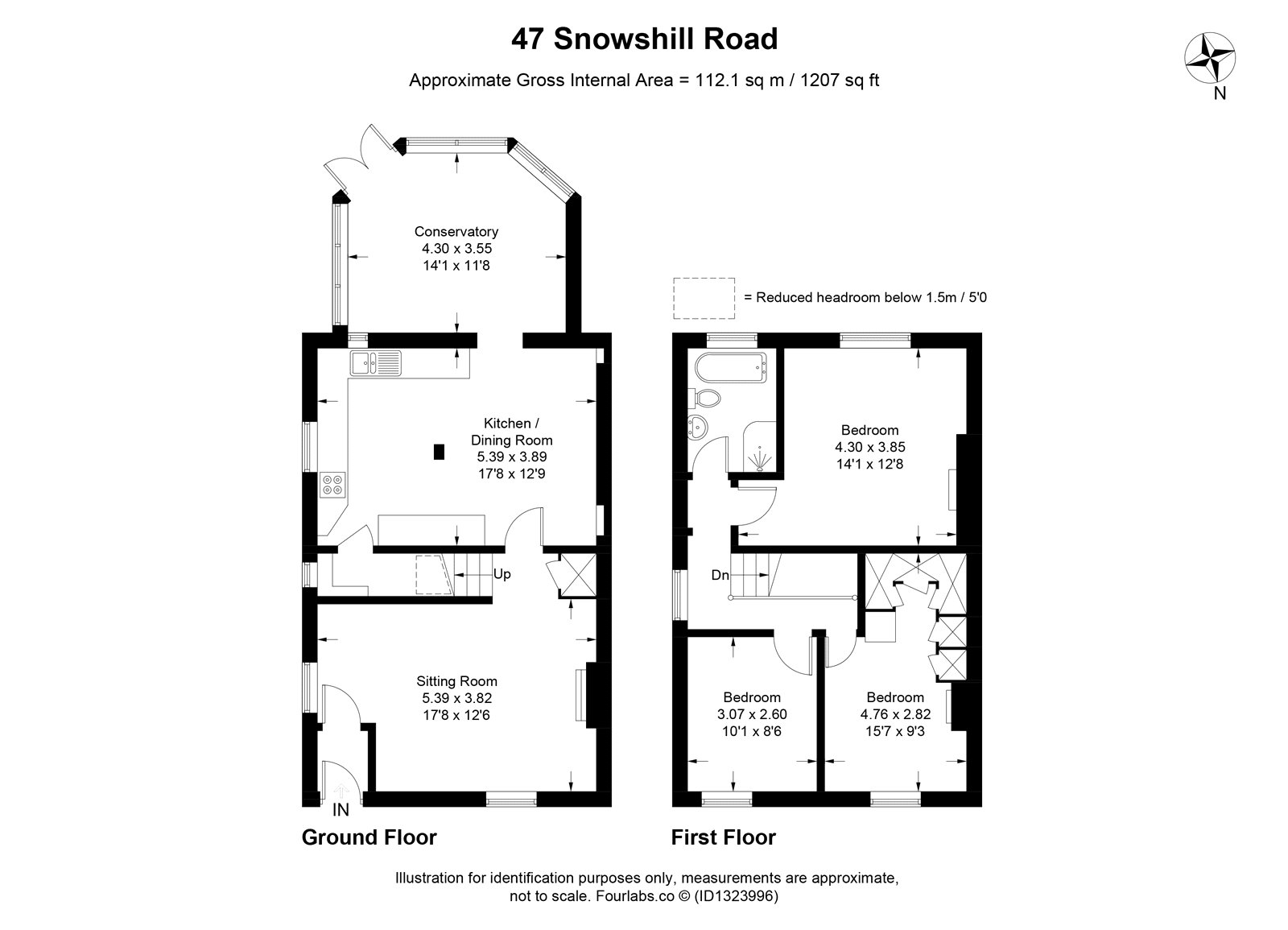 47, Snowshill Road, Broadway floorplan