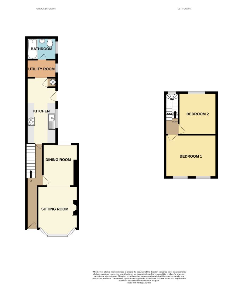 66, Stuart Road, Plymouth floorplan