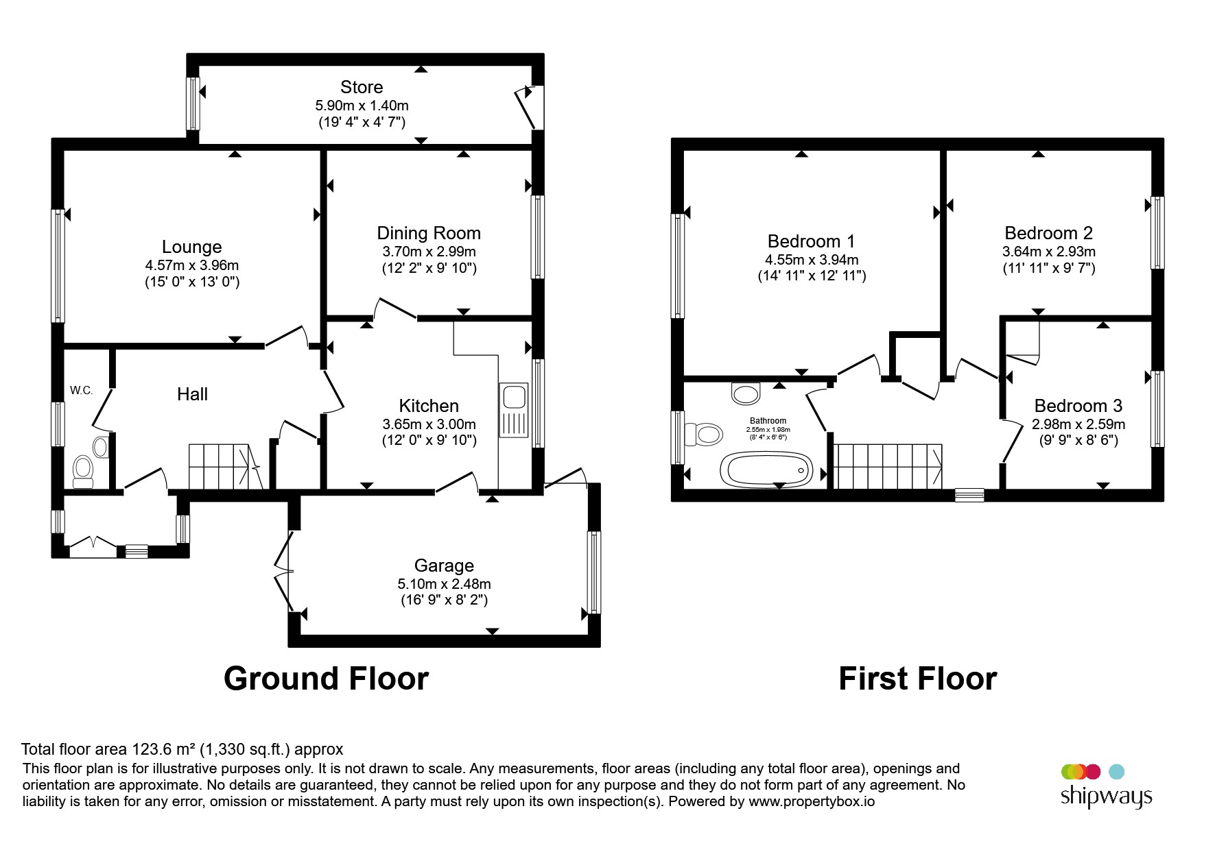 2, Parkes Lane, Dudley floorplan