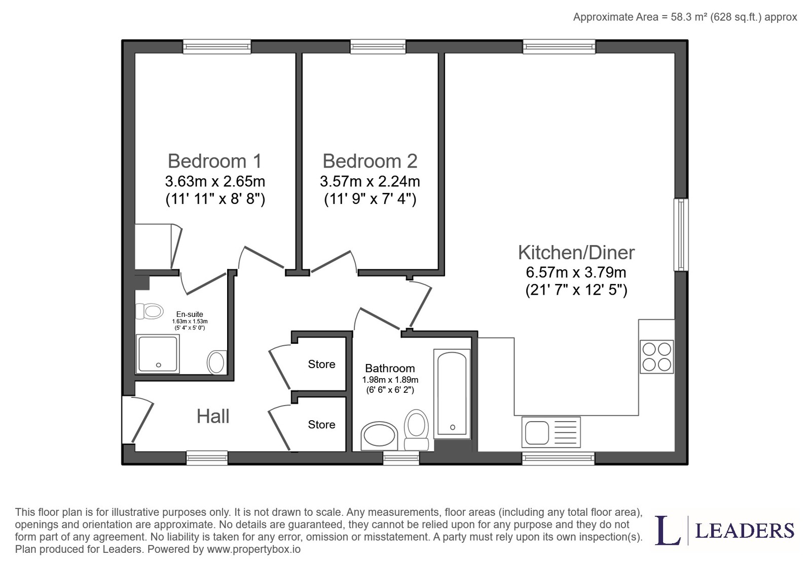 Chestnut Road, Gloucester floorplan
