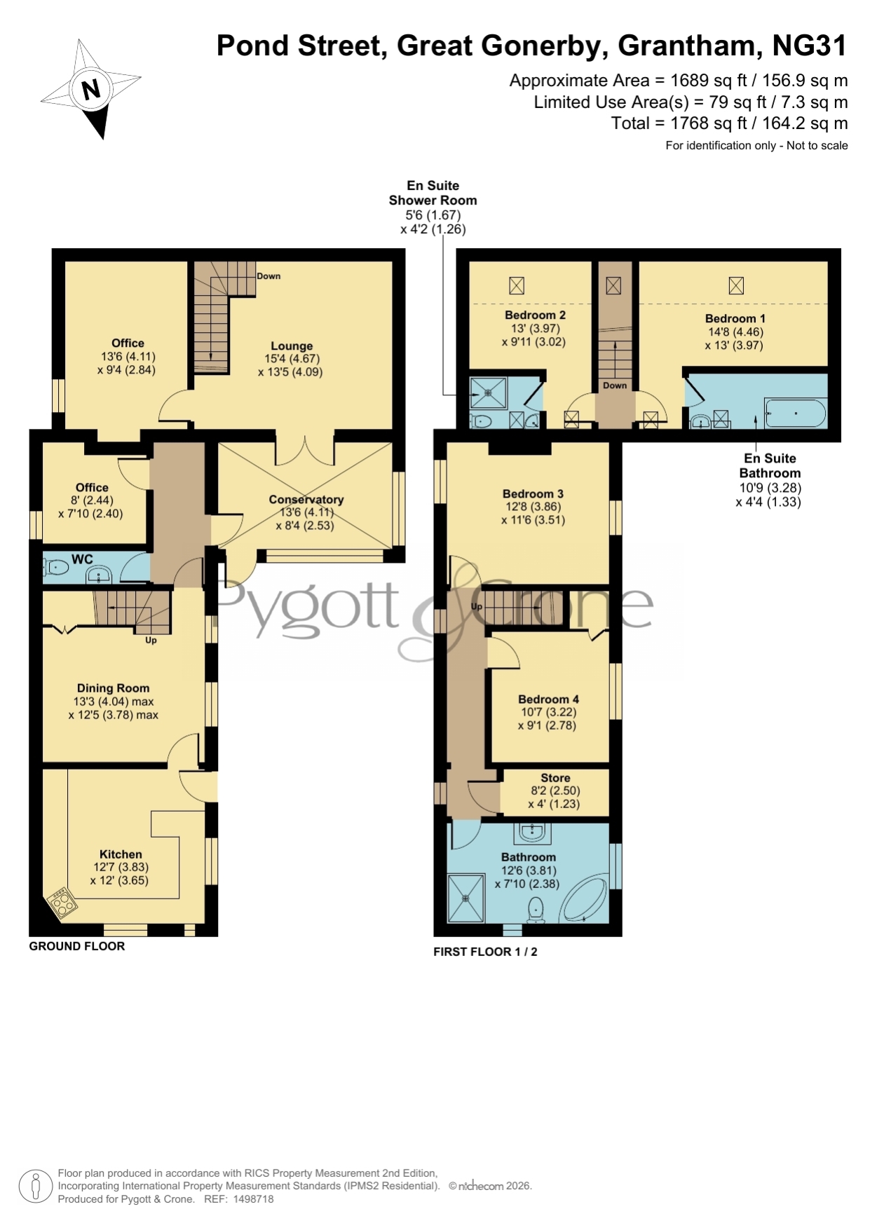 21, Pond Street, Grantham floorplan