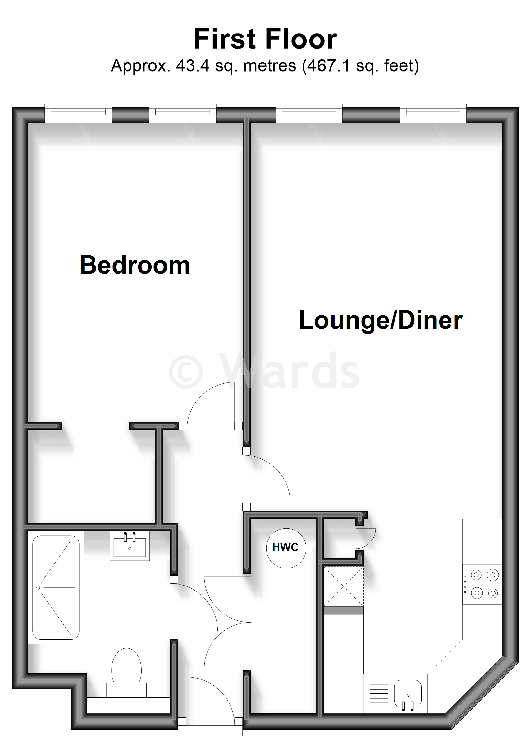 Chislet Court, Pier Avenue, Herne Bay floorplan