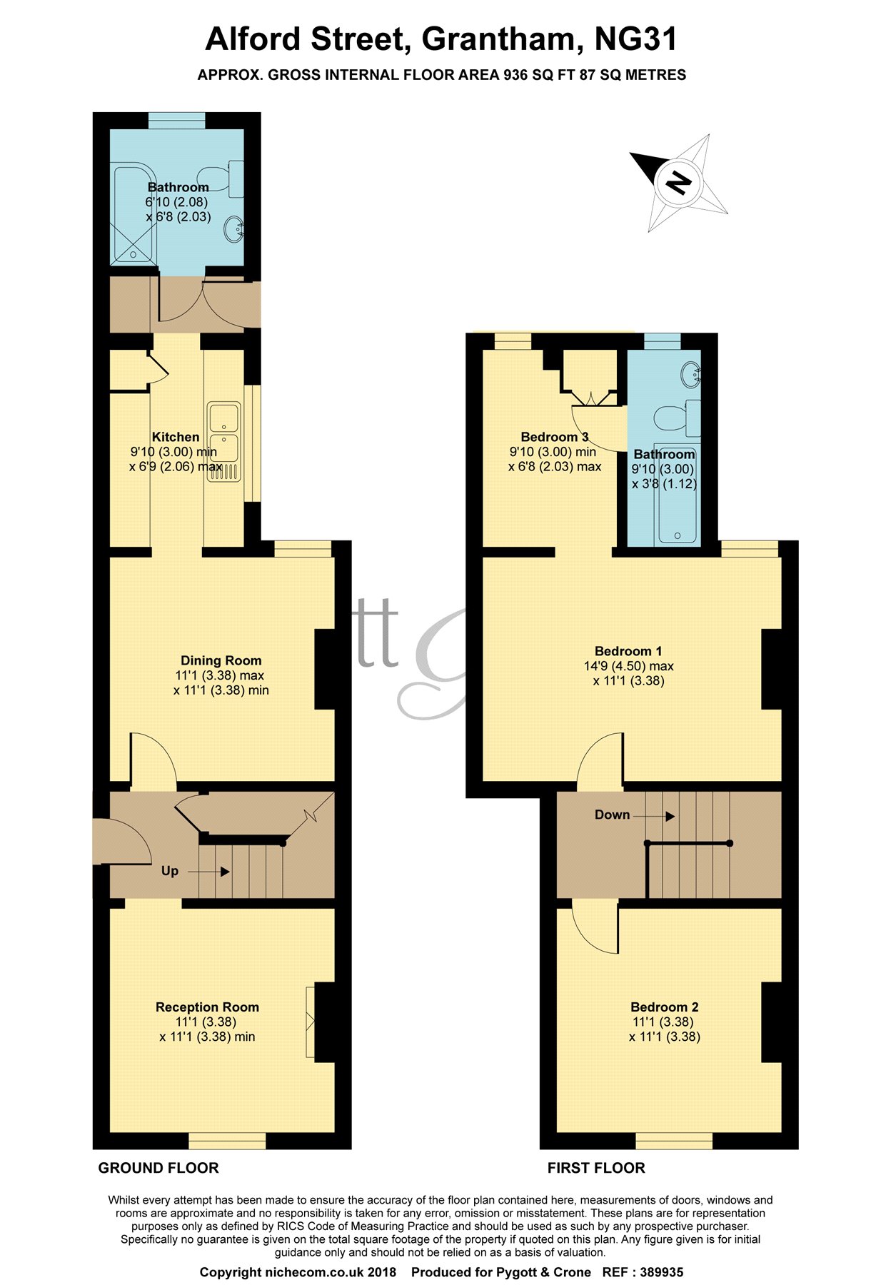 3 Bedrooms Terraced house for sale in Alford Street, Grantham NG31