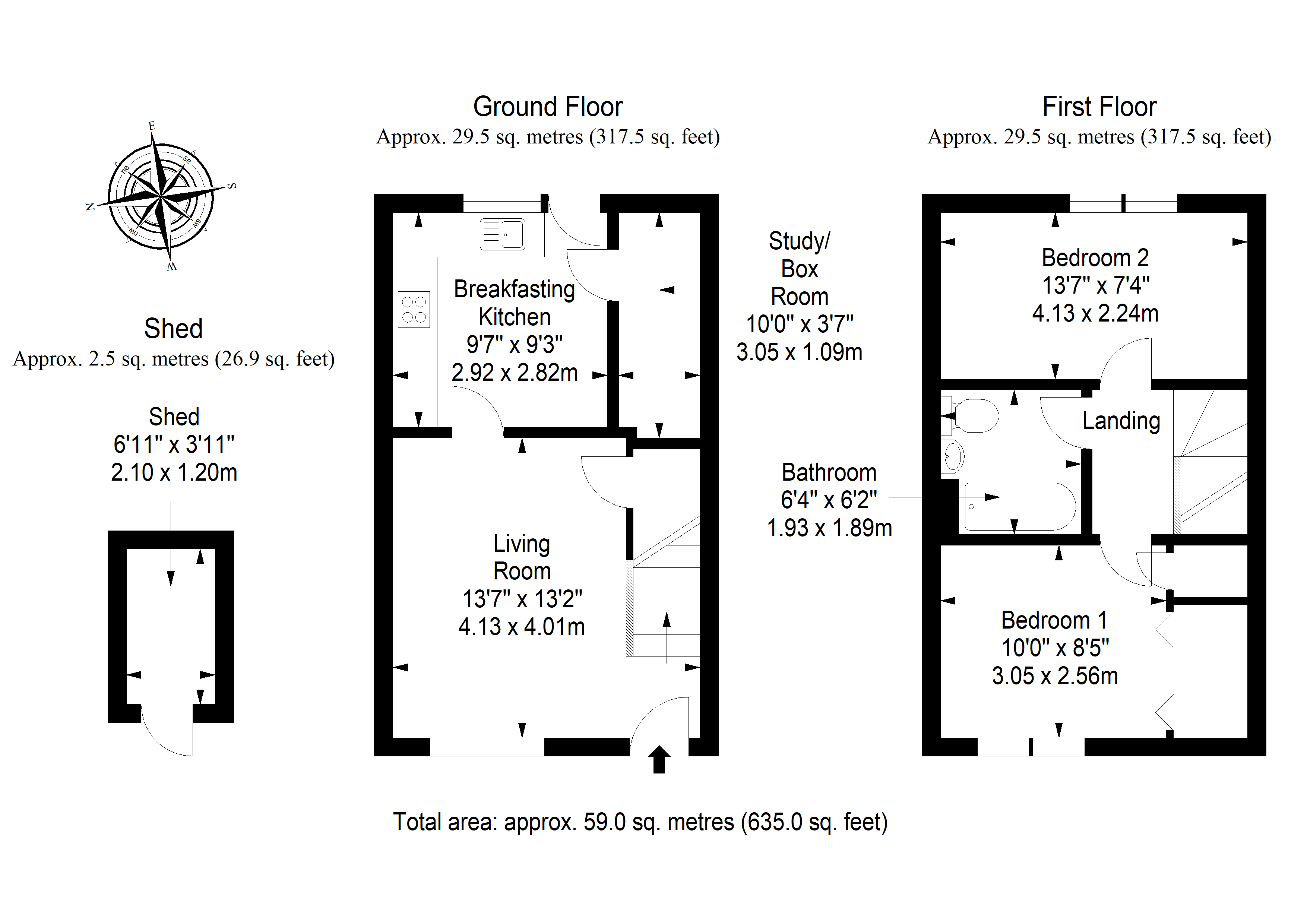11, Erroll Drive, Edinburgh floorplan