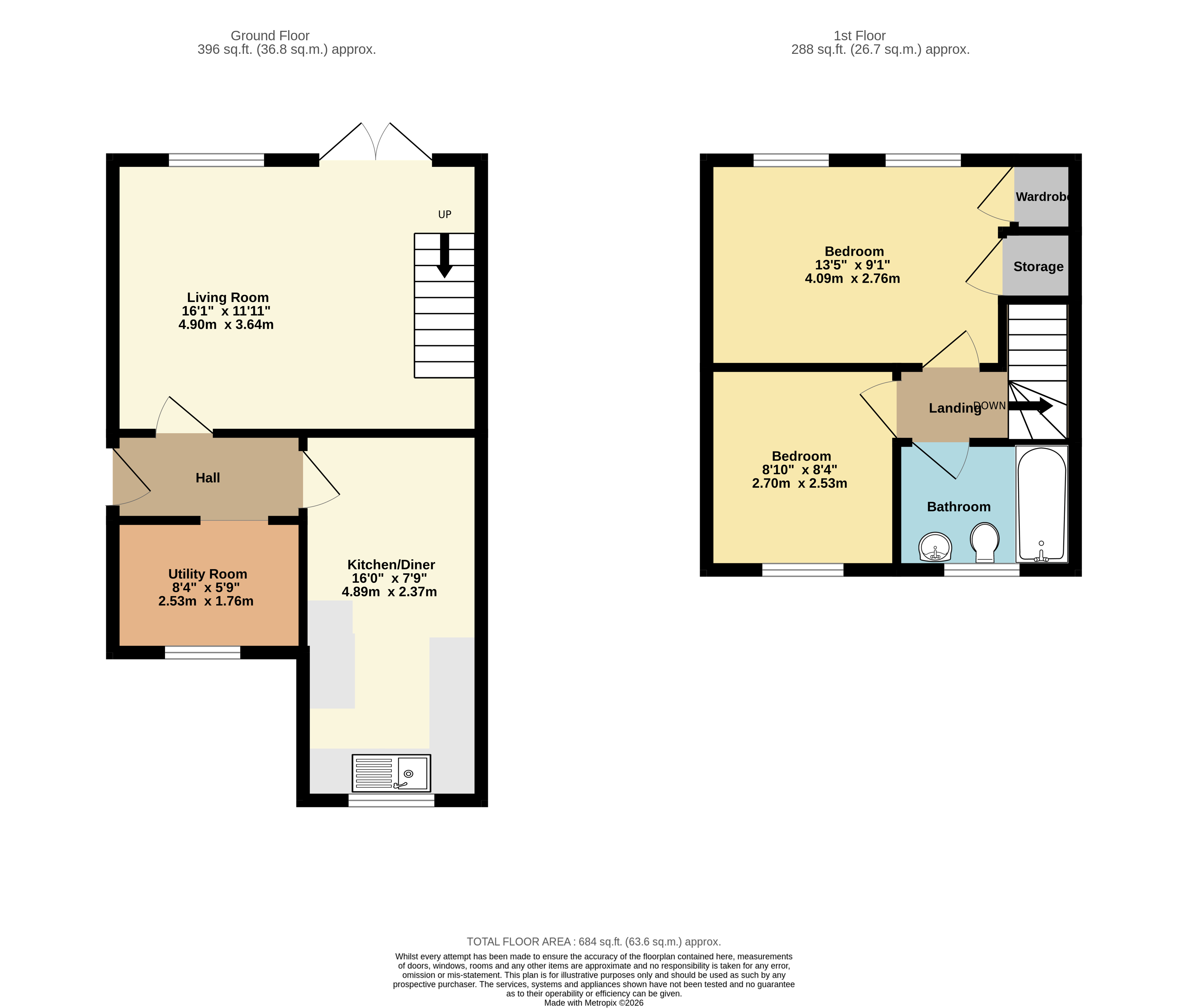 8, Wesley Close, Bristol floorplan
