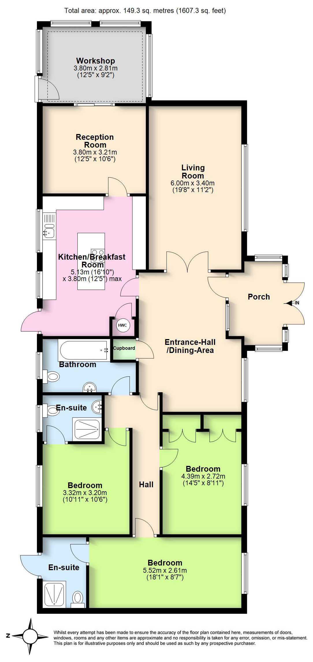 Iona,, West Hill, Worthing floorplan
