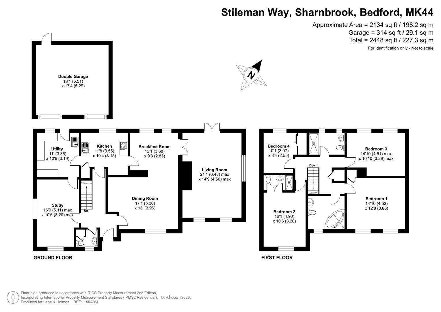 22, Stileman Way, Bedford floorplan