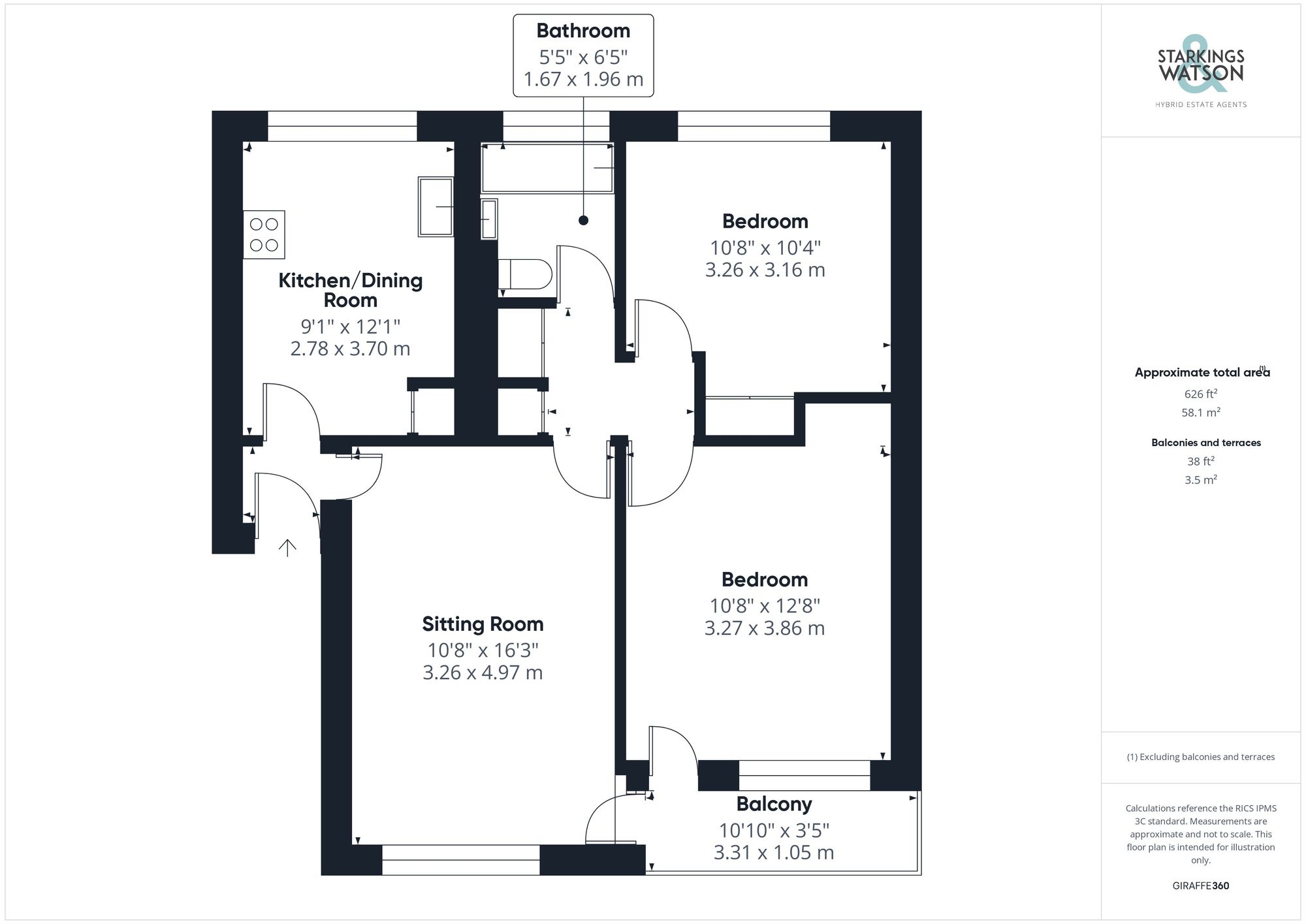 12 William Mear Gardens, Norwich floorplan