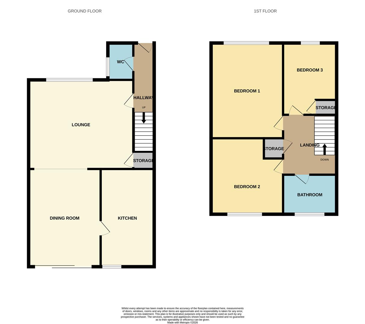 12, Kestrel Grove, Rayleigh floorplan