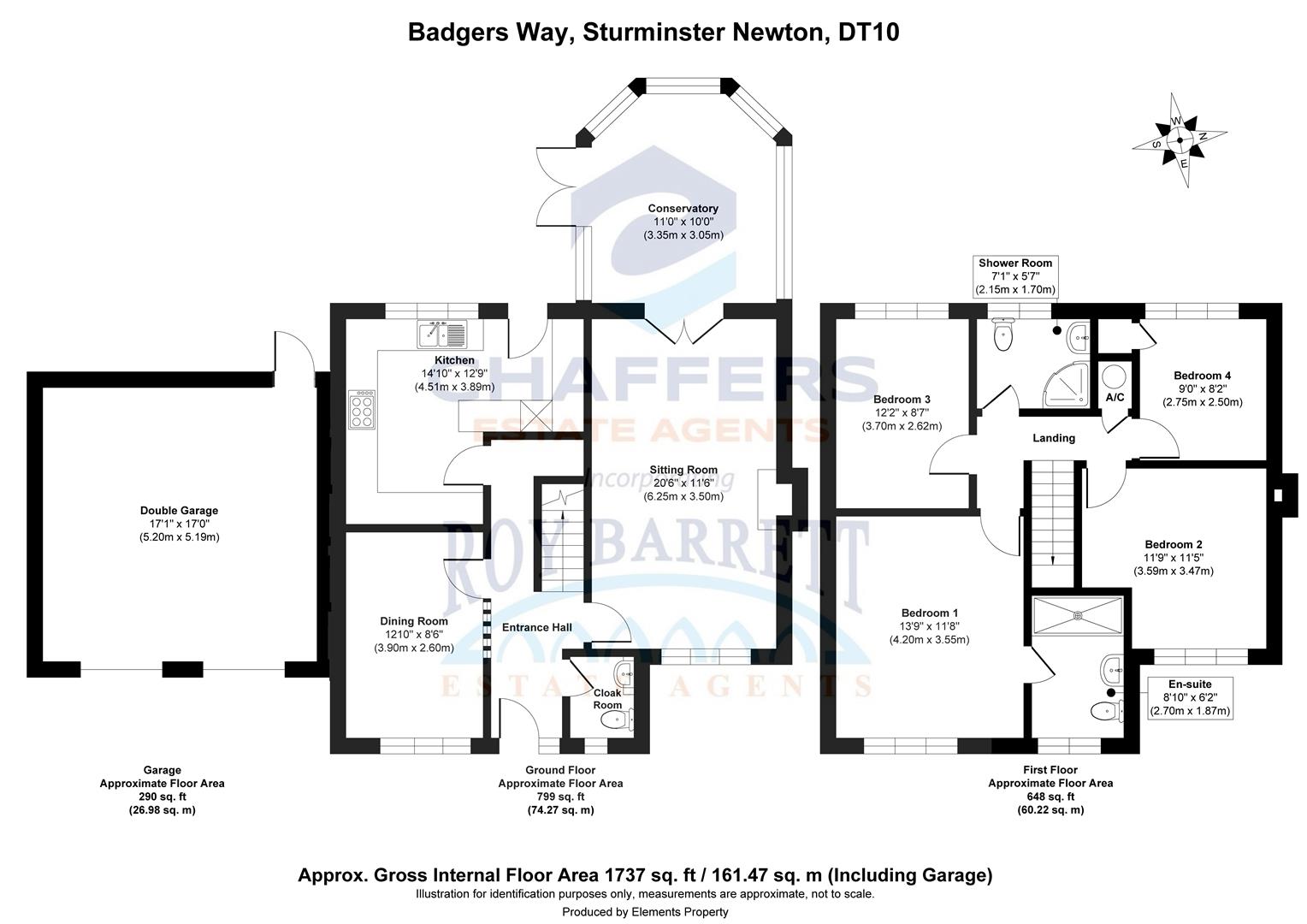 44, Badgers Way, Sturminster Newton floorplan