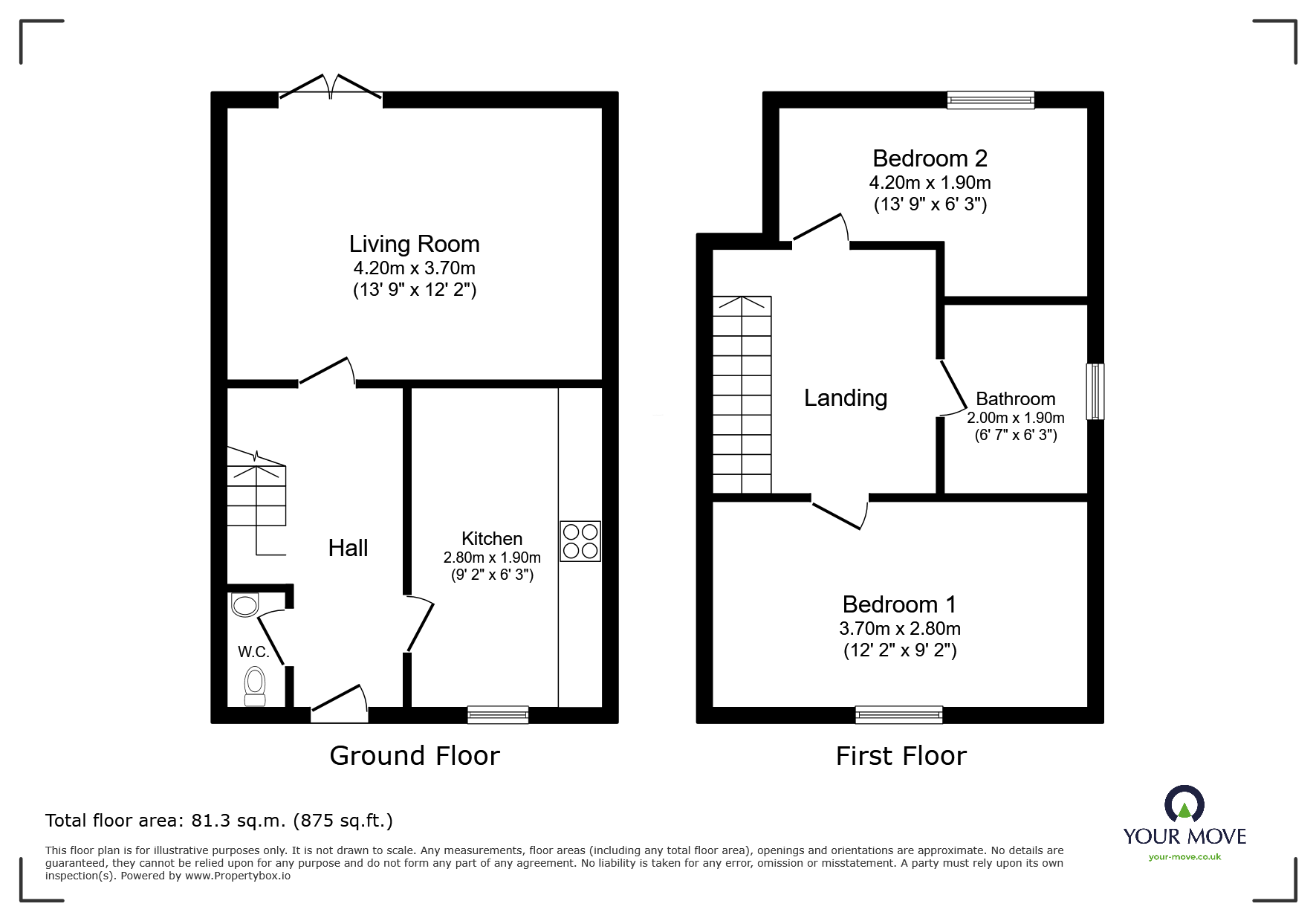 2, Becks Close, Leicester floorplan