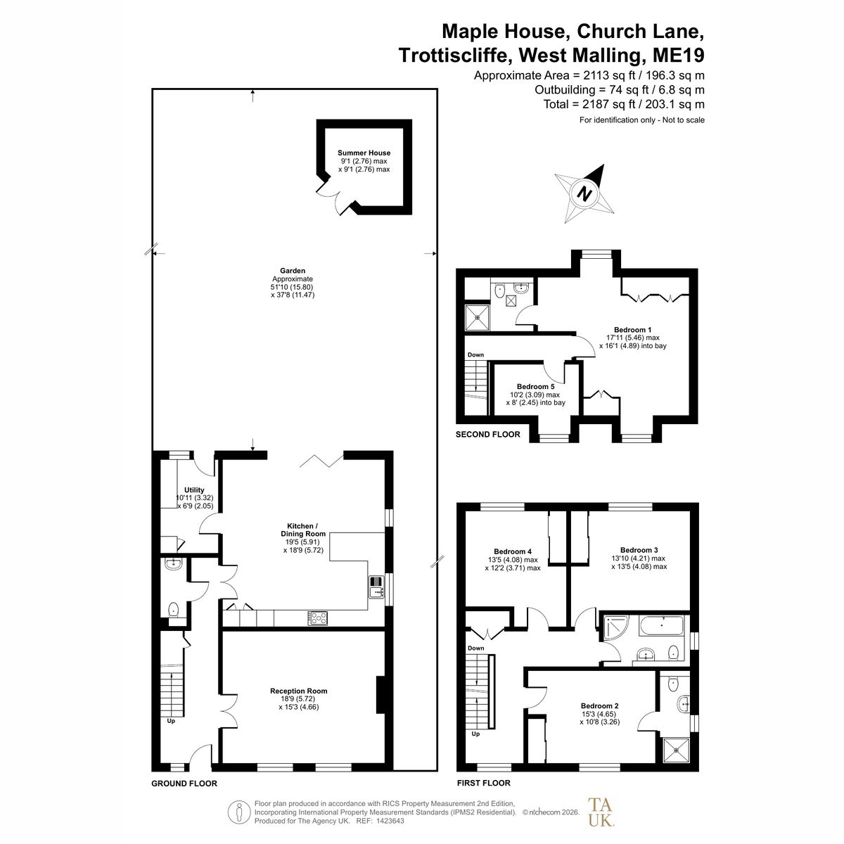 Maple House, Church Lane, West Malling floorplan