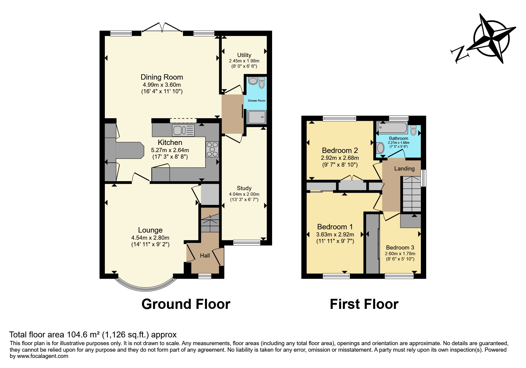36, Whitebeam Drive, Coxheath, Maidstone floorplan