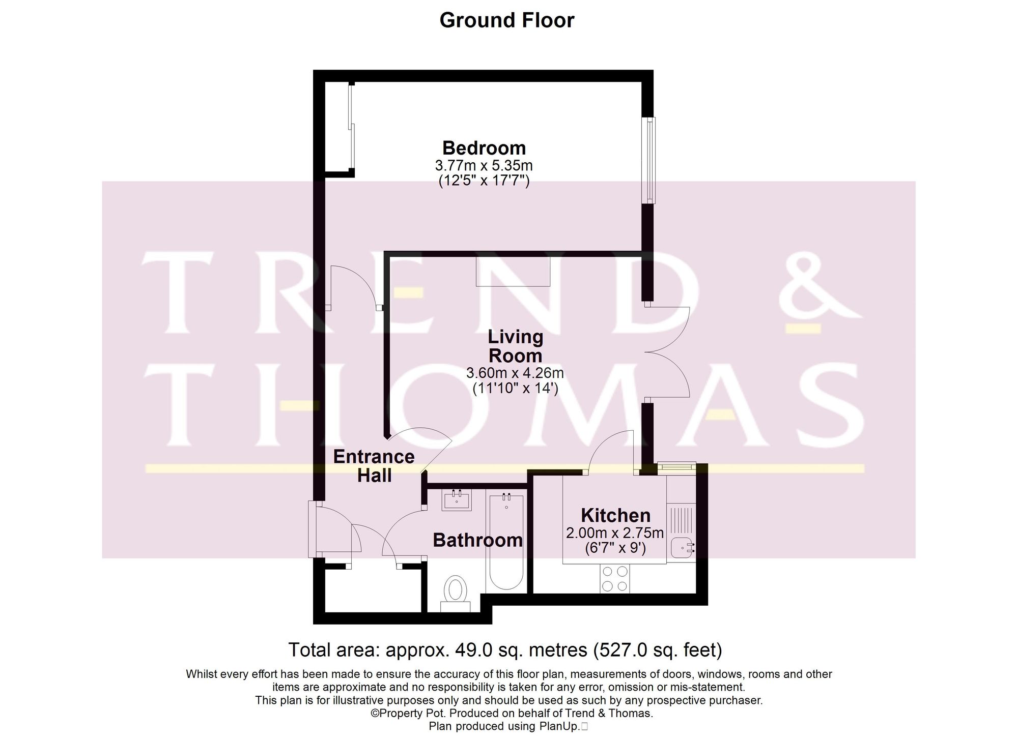 Flat 5, Middlemarch Lodge, Rickmansworth floorplan