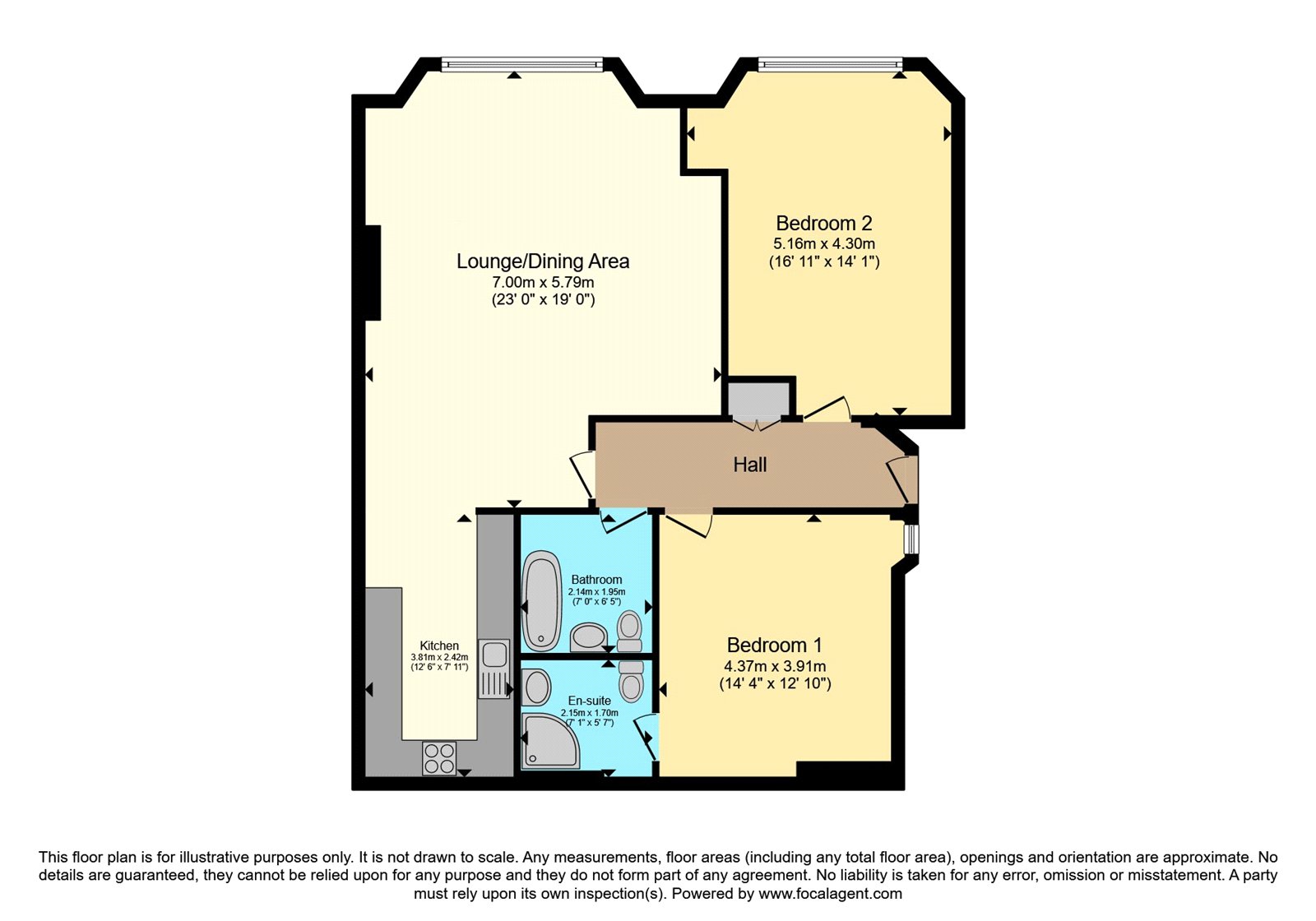 Apartment 5, Kenegie Manor,, Gulval, Cornwall floorplan