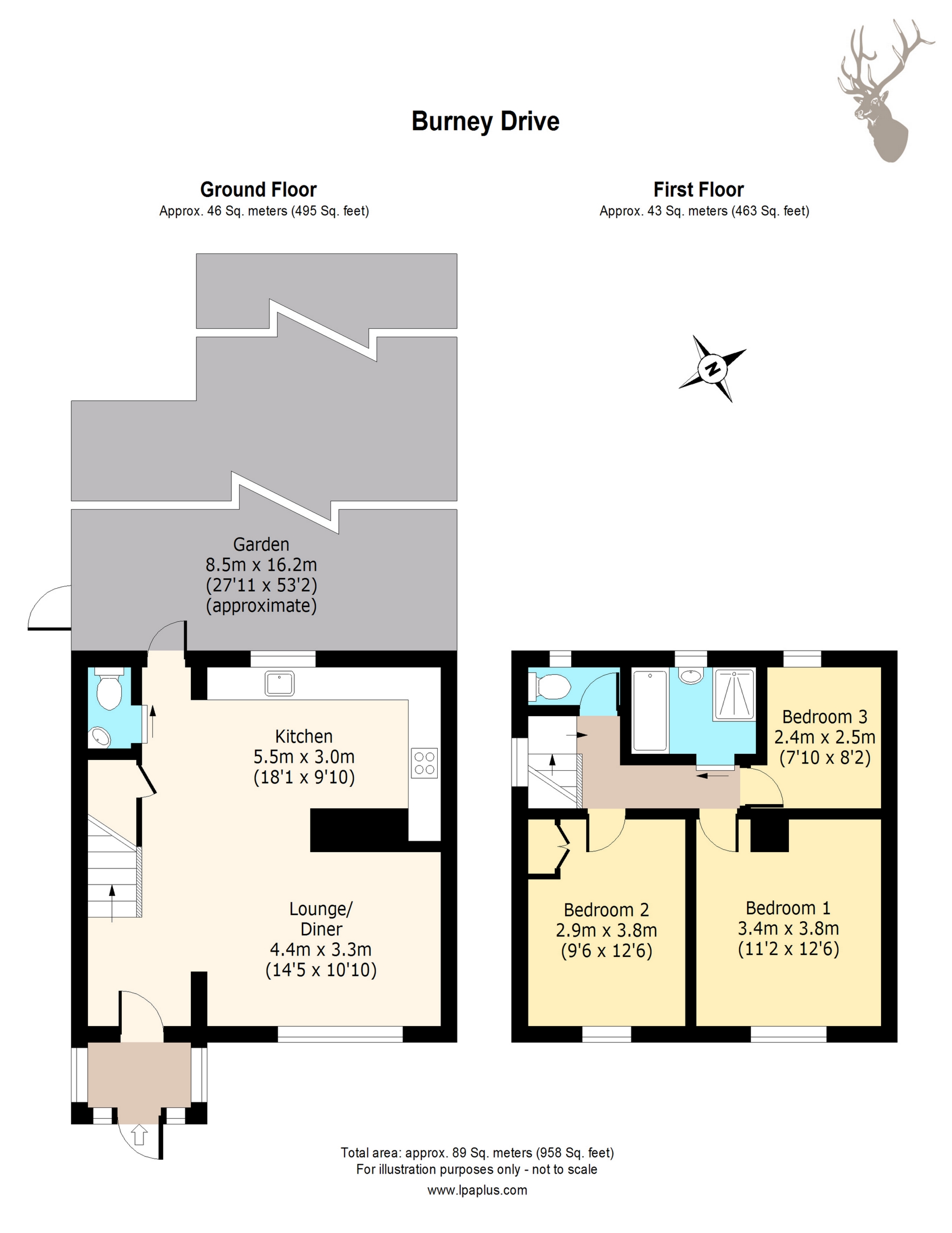 3 Bedrooms Terraced house to rent in Burney Drive, Loughton IG10