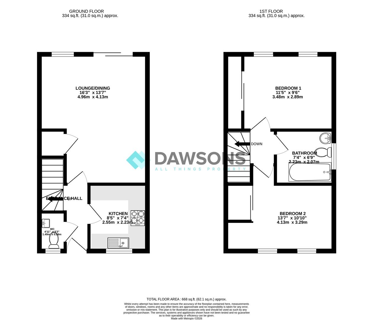 5, Clos Ger Y Maes, Swansea floorplan