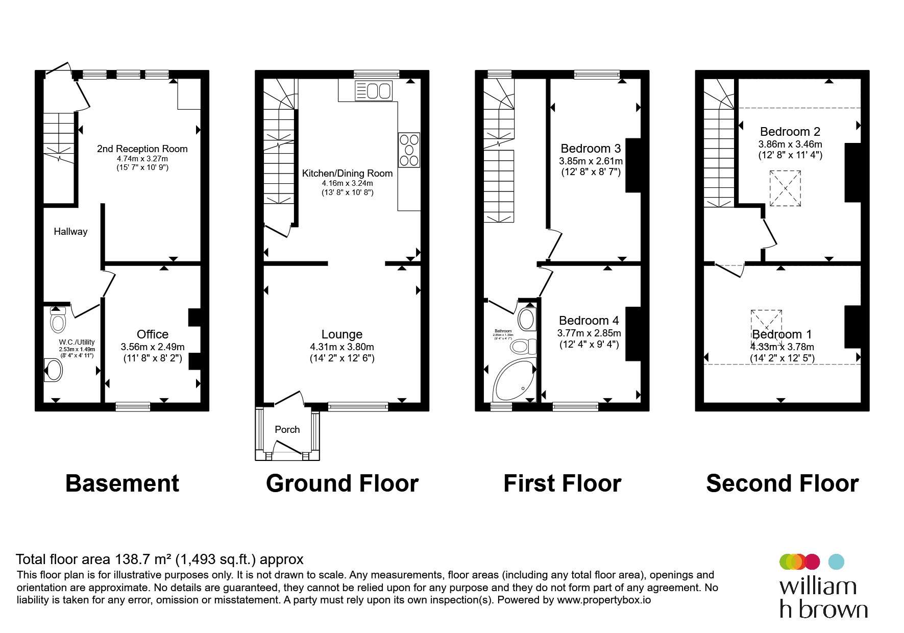 26, College Terrace, HALIFAX floorplan