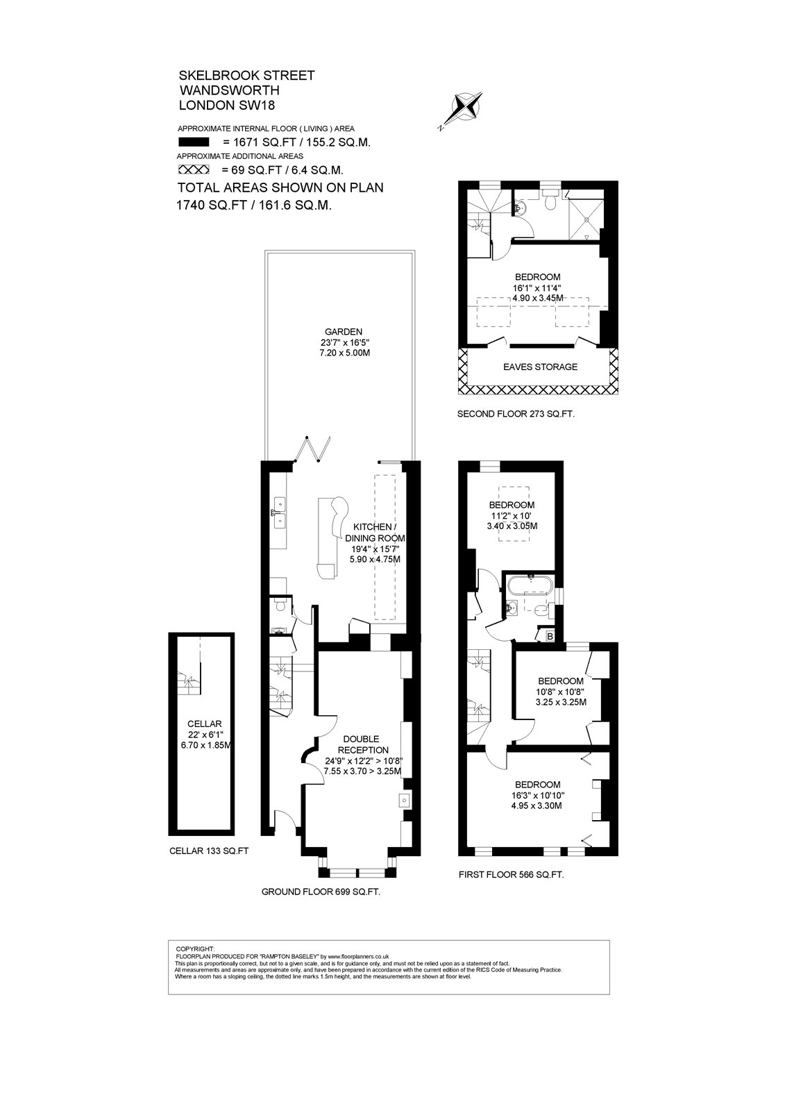 32, Skelbrook Street, London floorplan