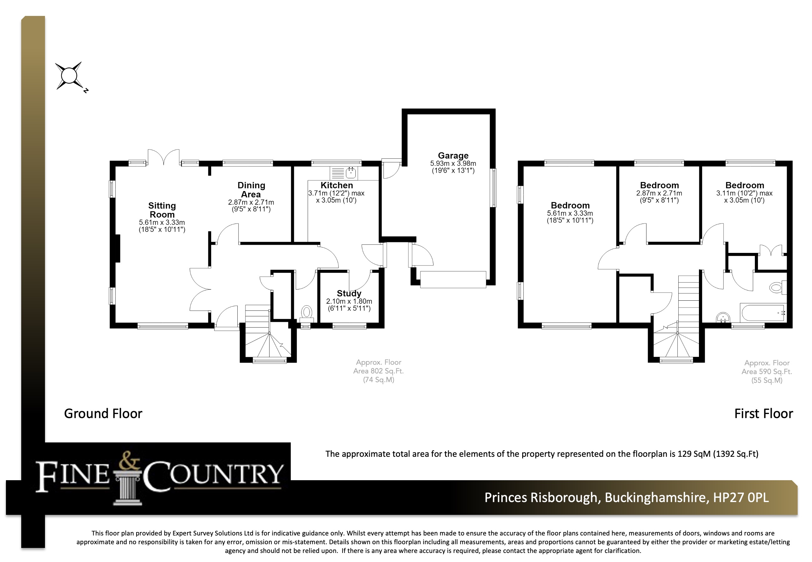 Chegwyn,, Main Road, Princes Risborough floorplan