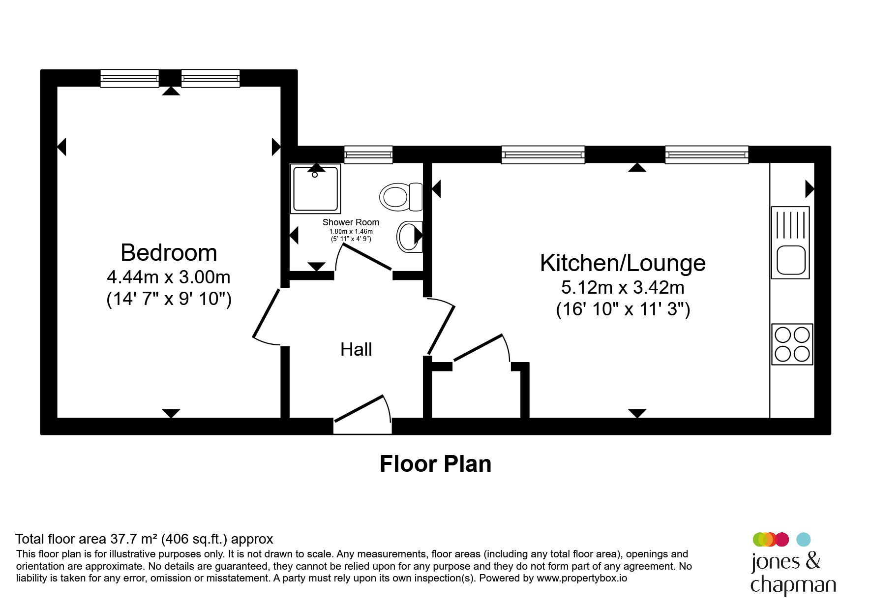 Flat 4, Gibson House, 3, Gibson House Drive, Wallasey floorplan