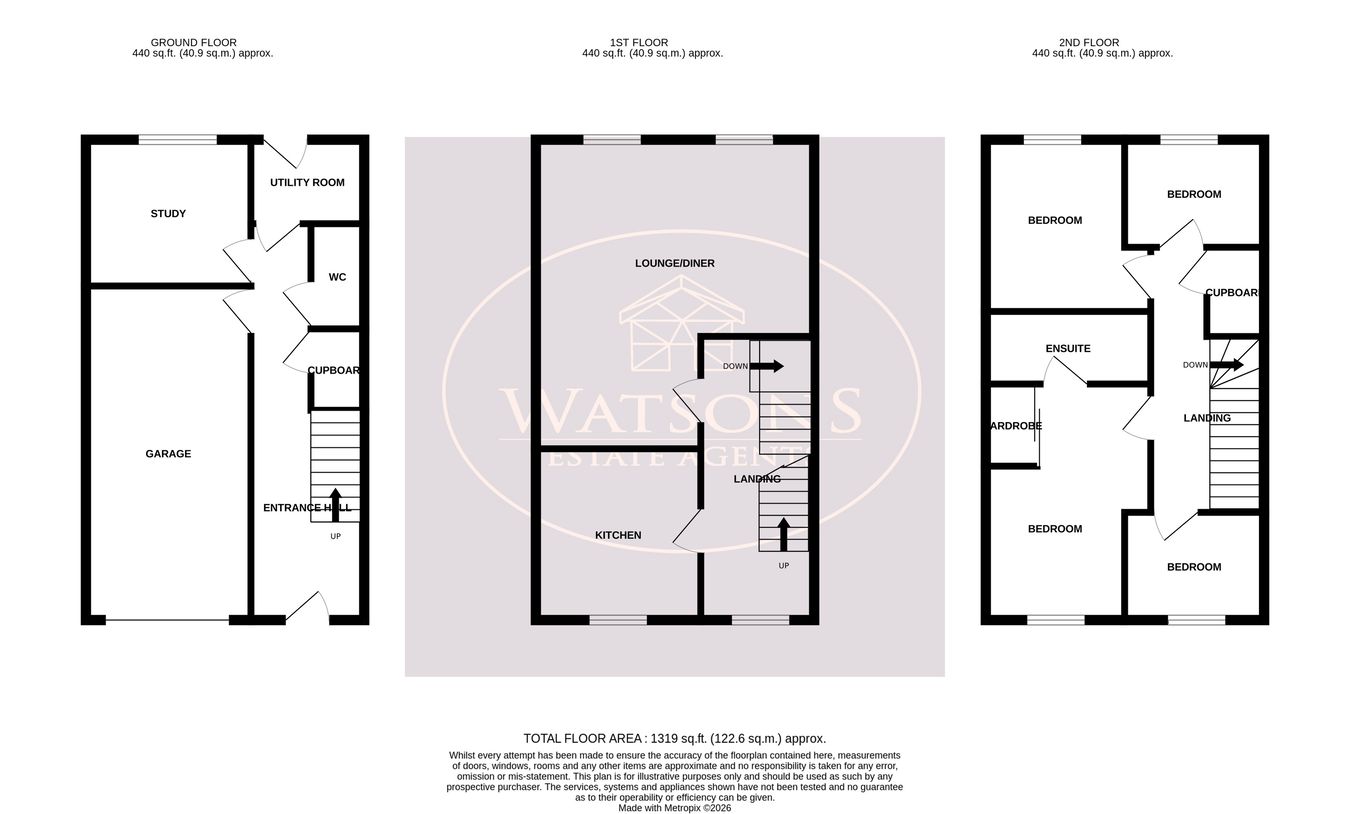 16, Stannier Way, Nottingham floorplan