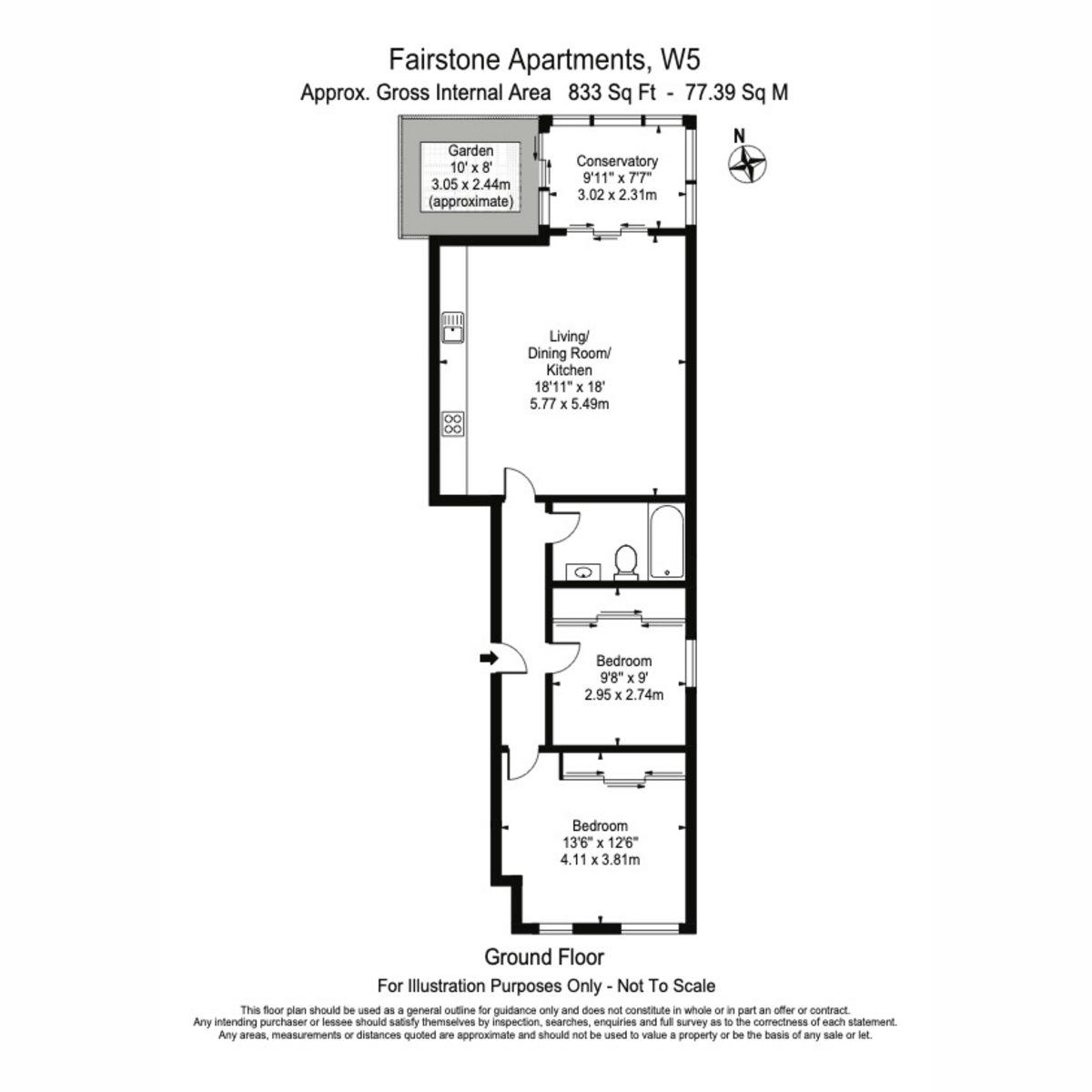 Inglis Road, London floorplan