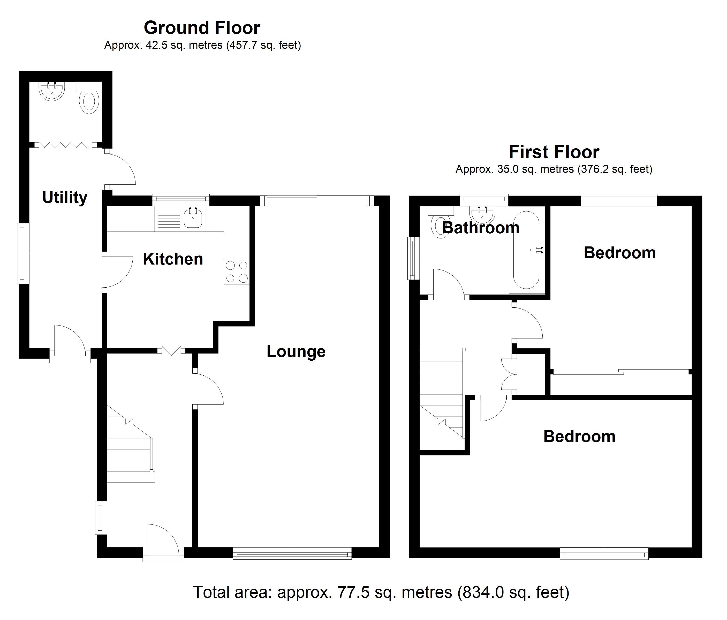 Edenbridge Road, Hall Green, Birmingham B28, 2 bedroom semidetached