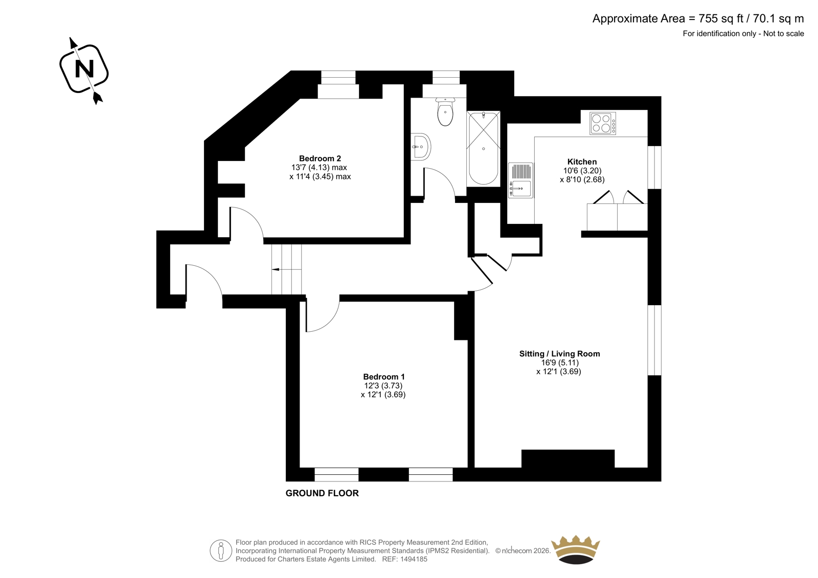 Castle - Apartment 1,, Ellis Close, Hampshire floorplan