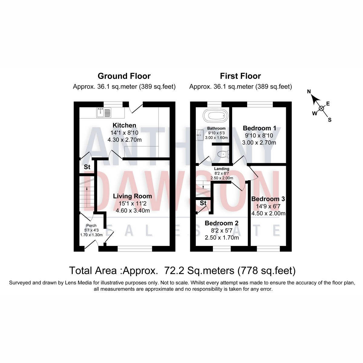 45, Newchurch Village, Burnley floorplan