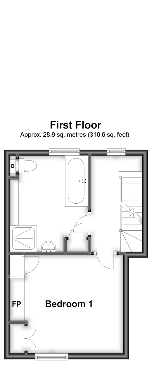 Priory Street, Lewes, East Sussex BN7, 3 bedroom semidetached house