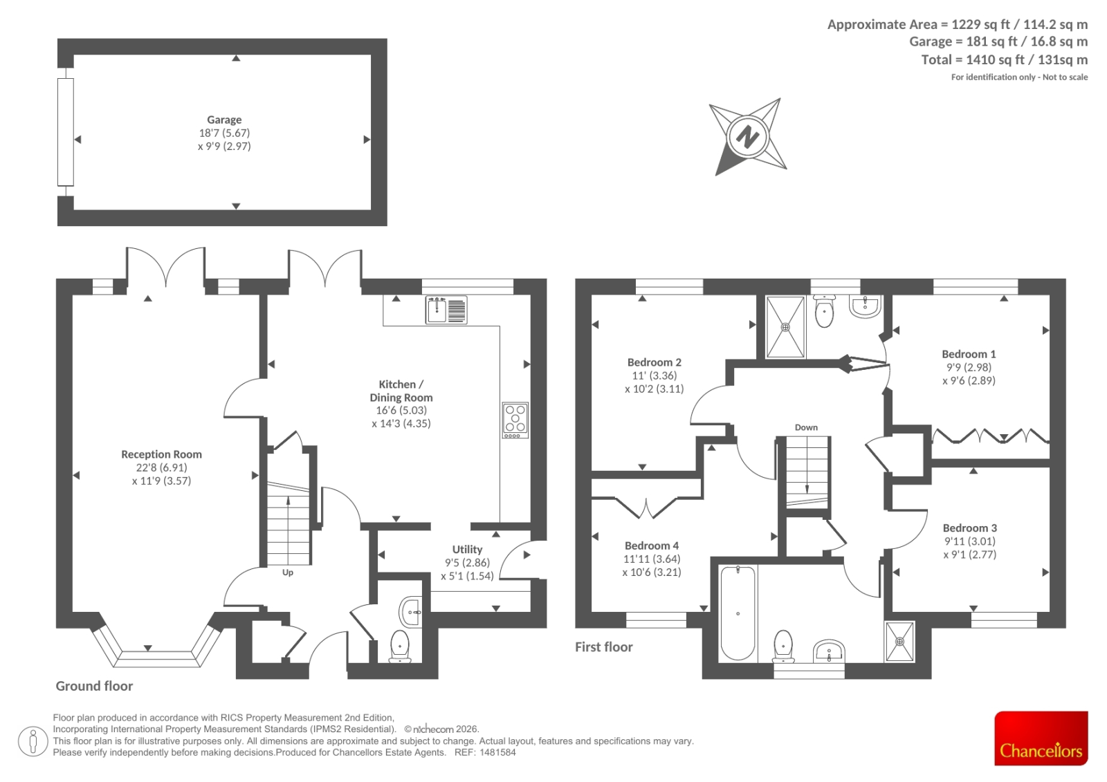 20, Blackthorn Road, Tenbury Wells floorplan