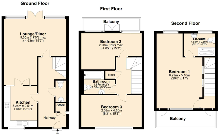 23, Longleat Avenue, West Midlands floorplan