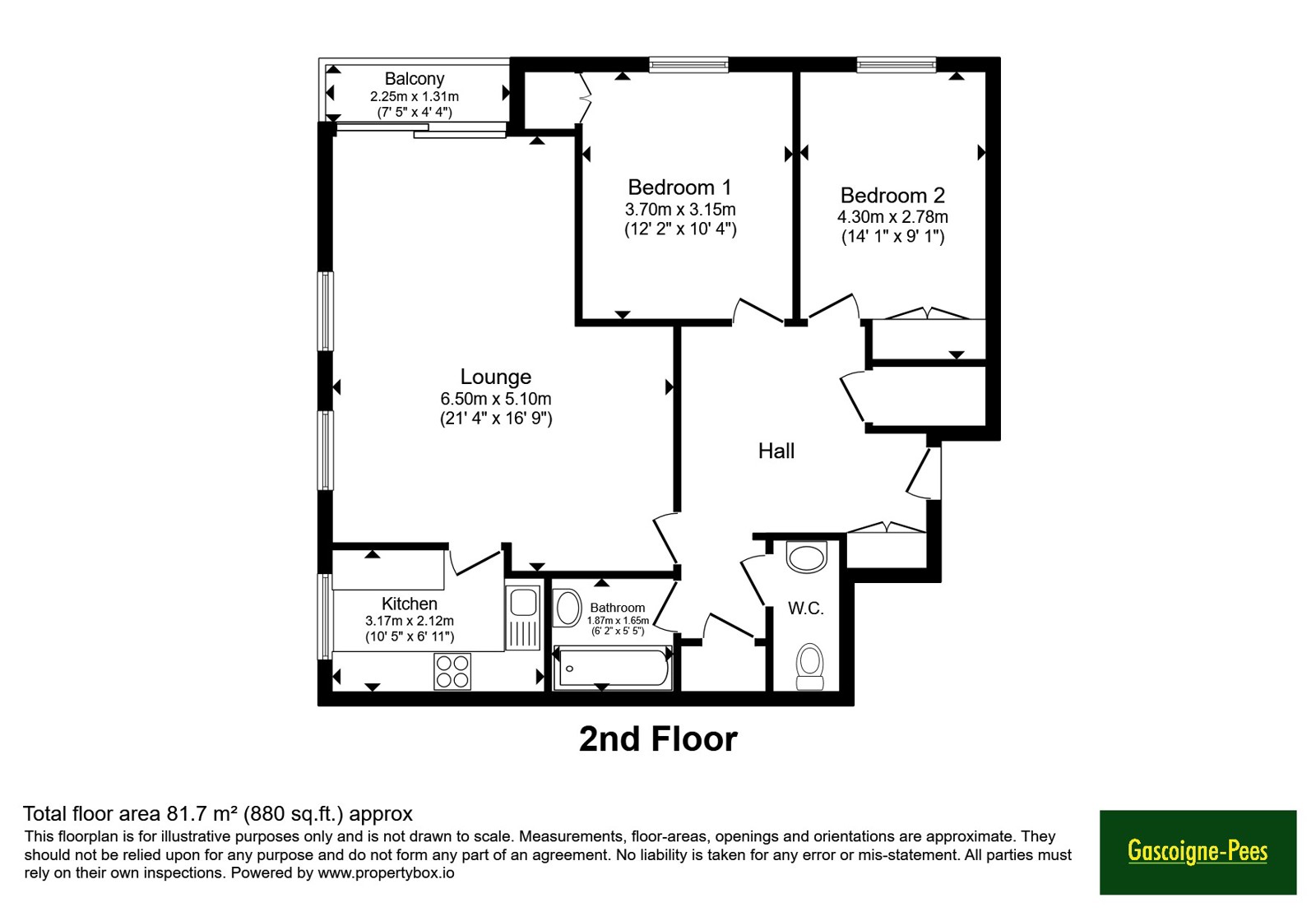 Bonchurch Close, Sutton floorplan