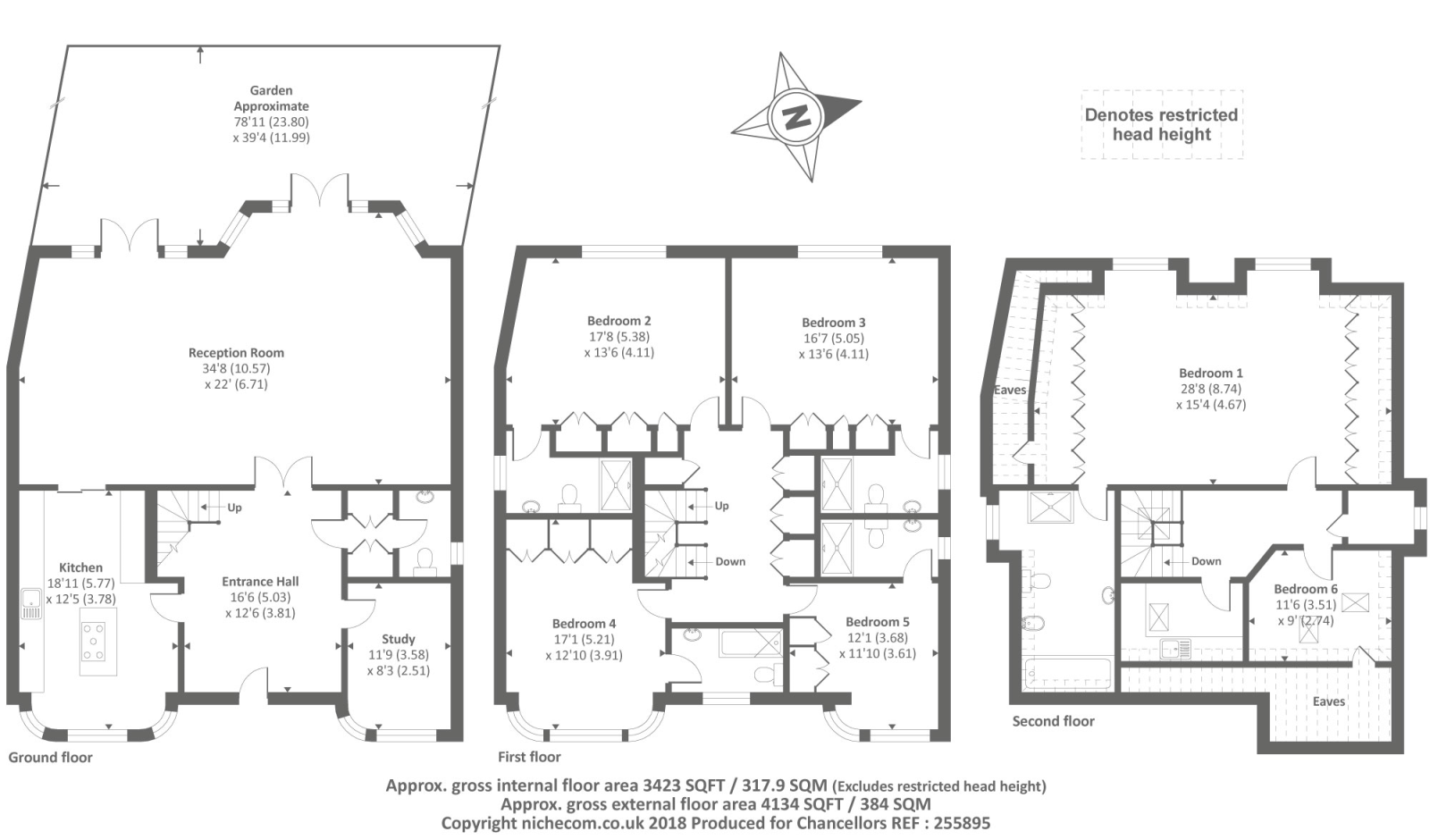 9, Parklands Drive, London floorplan