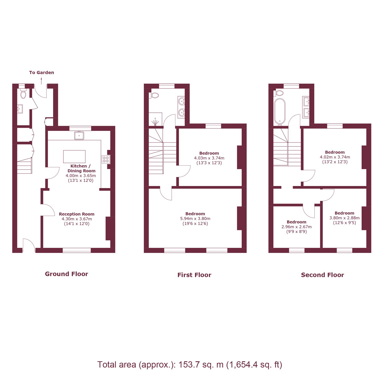 16, Campbell Road, London floorplan