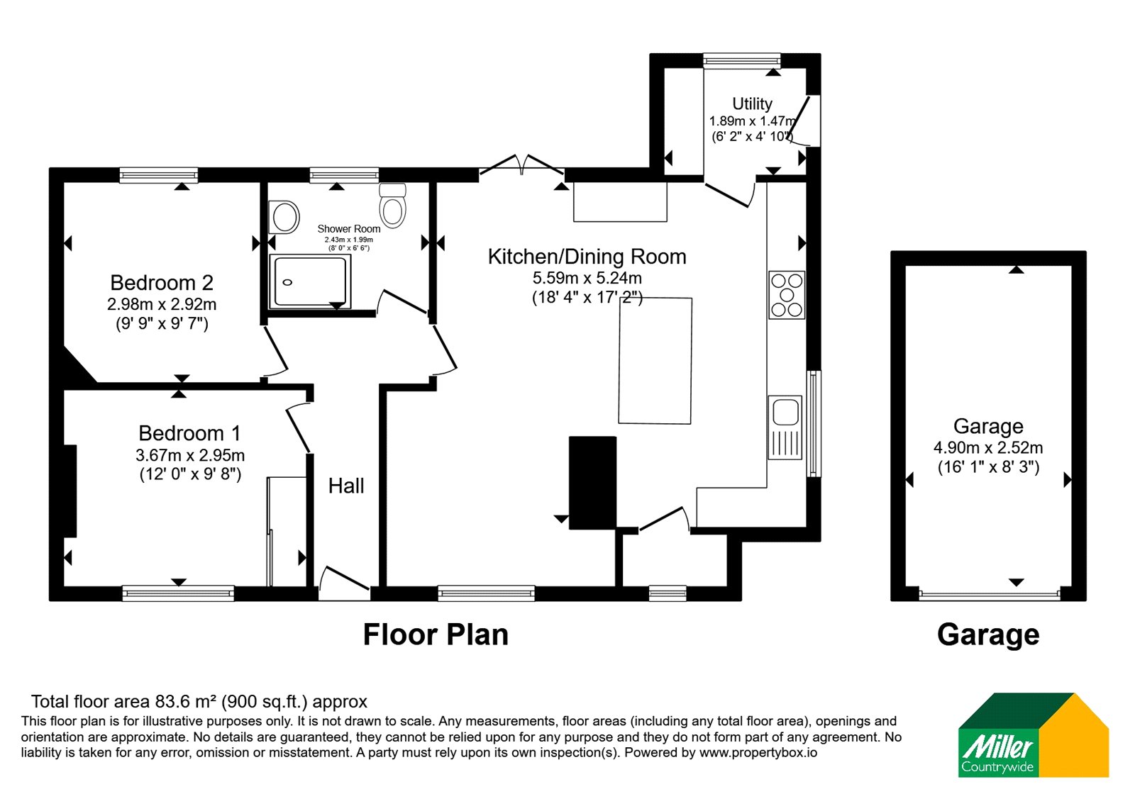 Hazeldene,, Reeshill, St. Austell floorplan