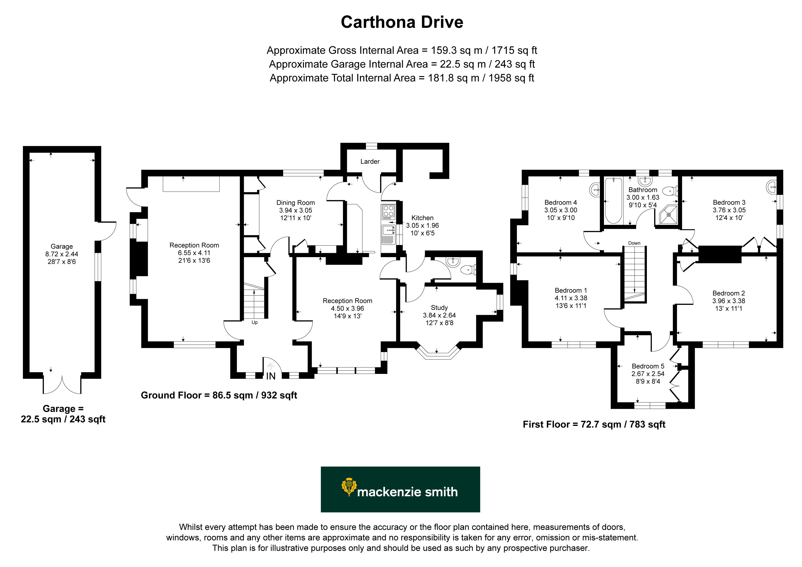 Greenways, 16A, Carthona Drive, Hampshire floorplan