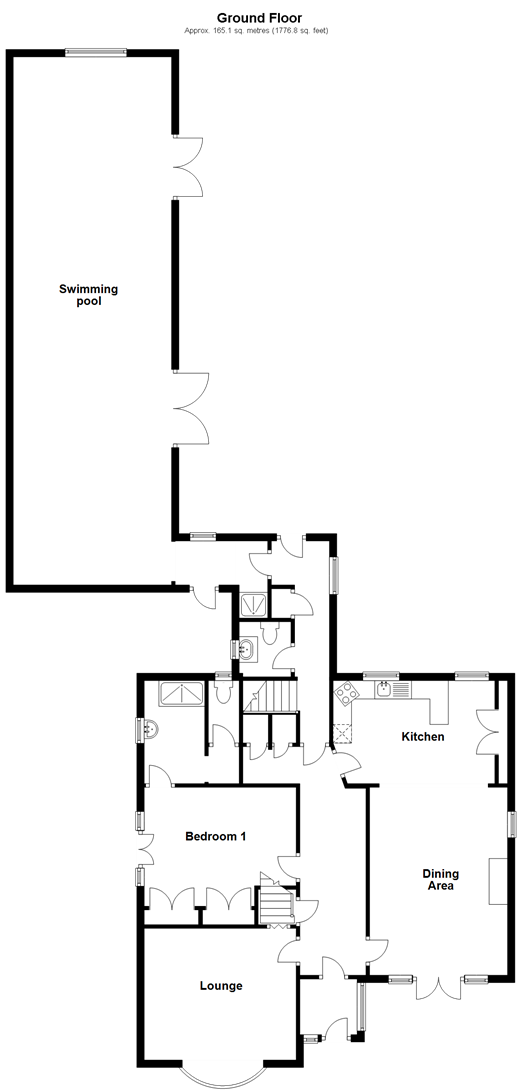 4 bed detached bungalow for sale in Cliff Road, Totland Bay, Isle Of