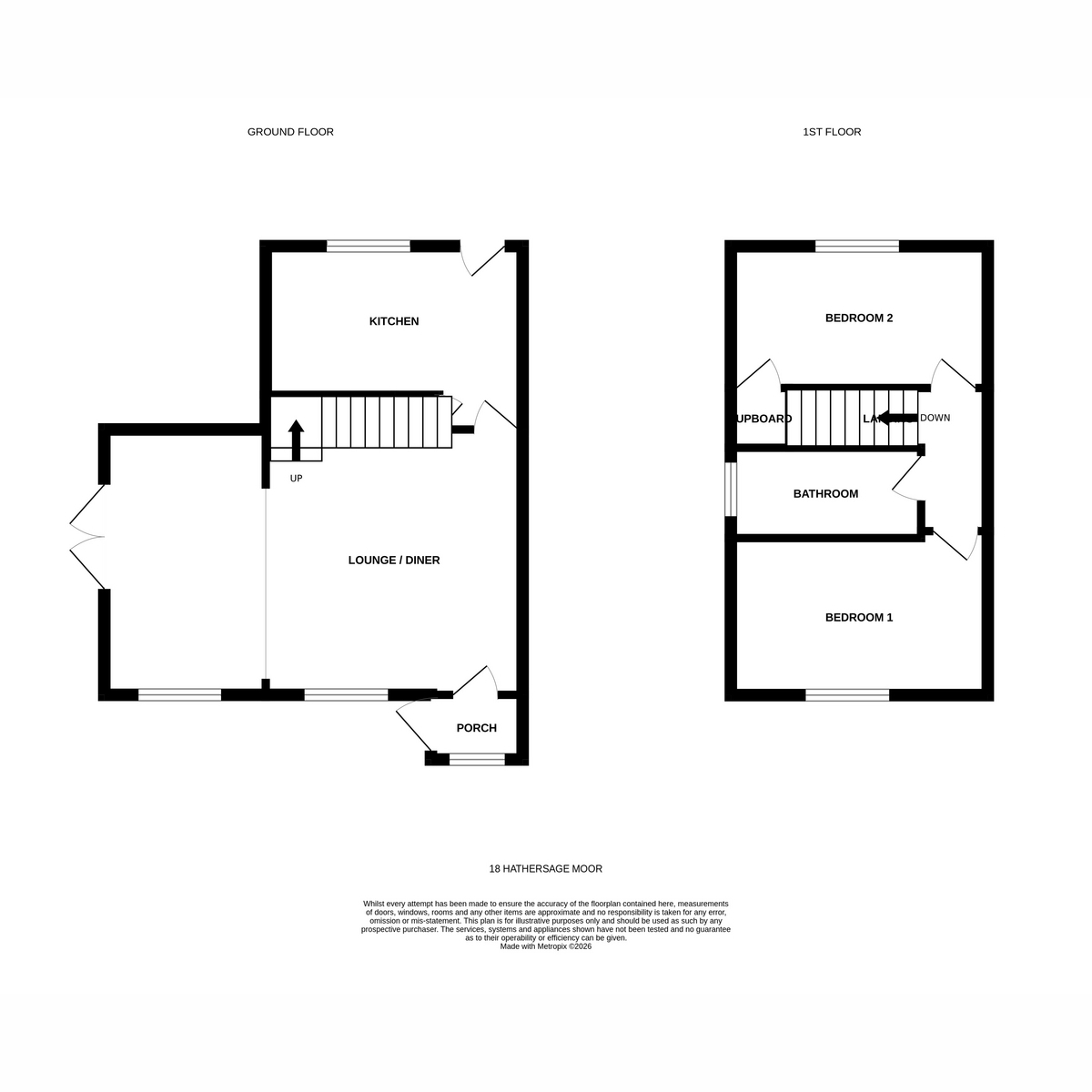 Hathersage Moor, Swindon floorplan