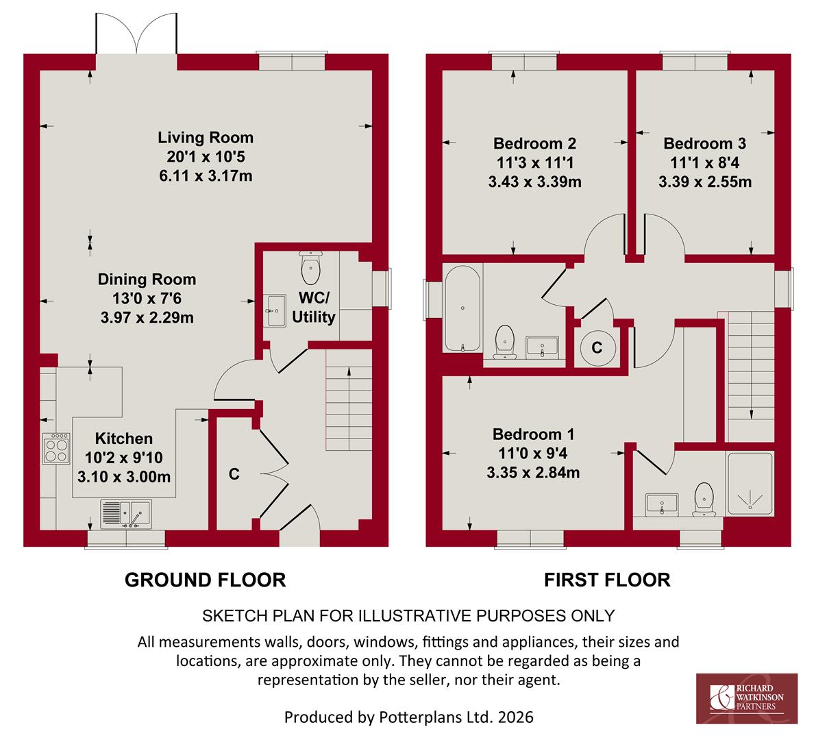 Juniper Court, Easthorpe floorplan