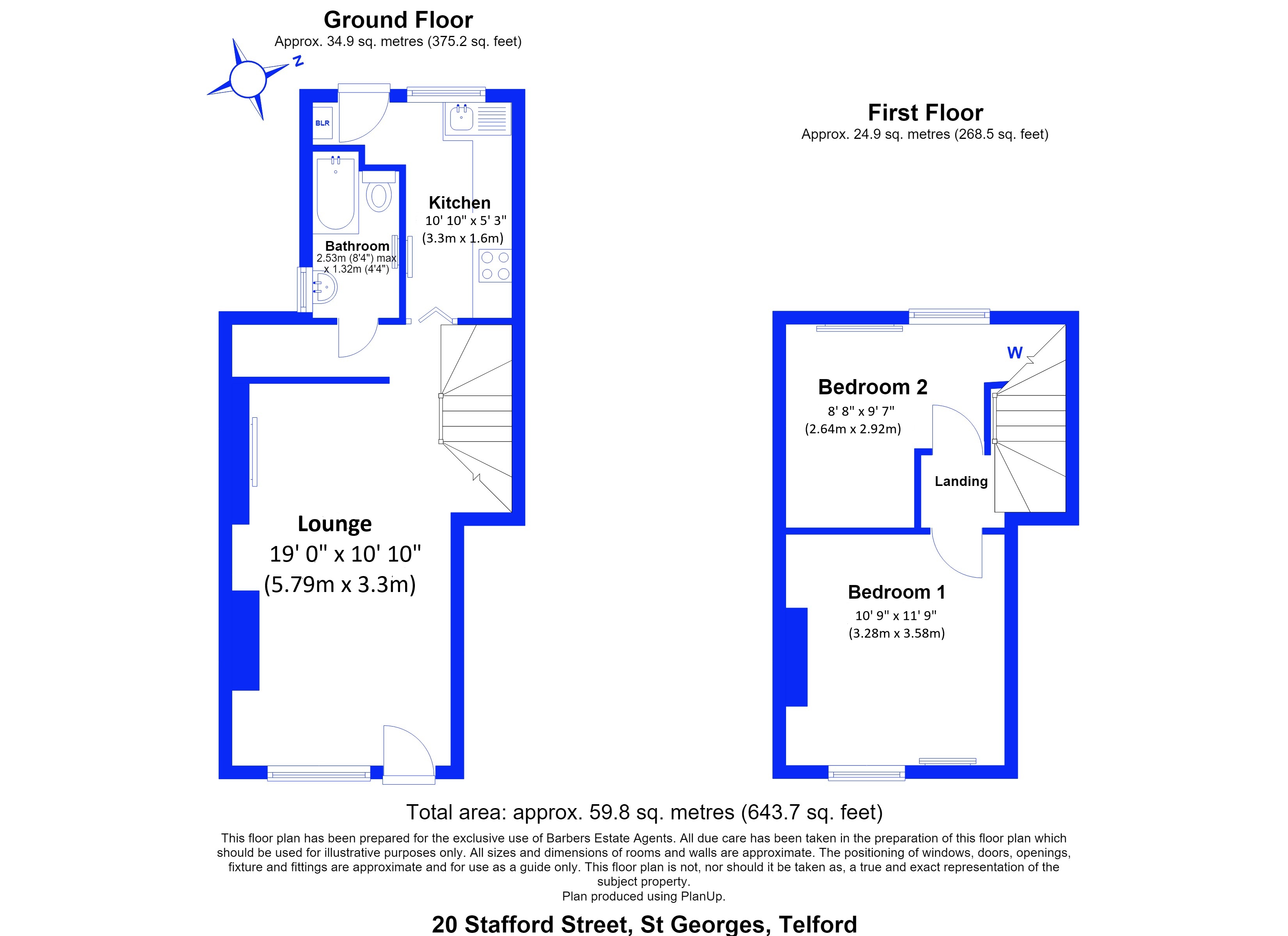 20, Stafford Street, Telford floorplan